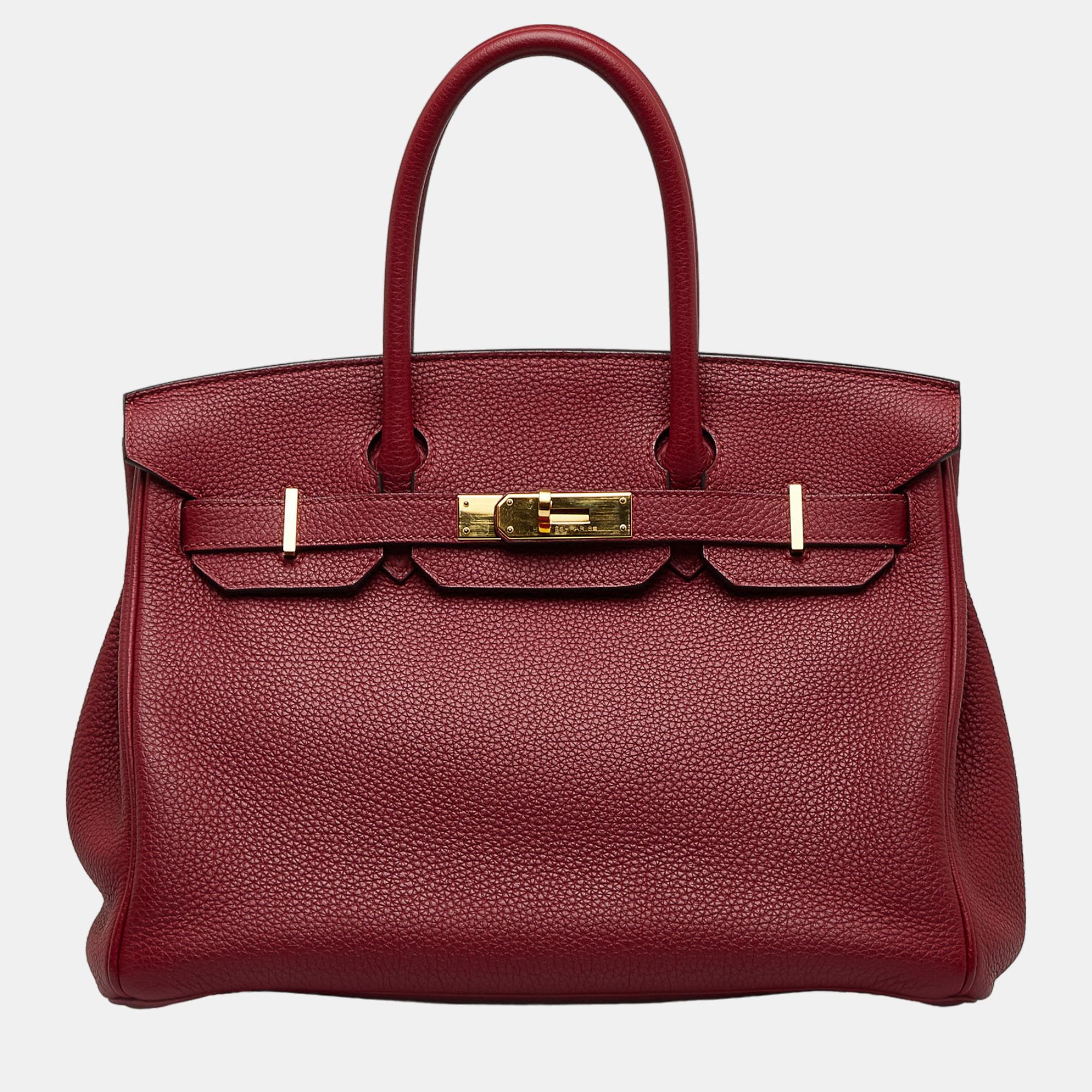 

Hermes Red 2016 Togo Birkin 30