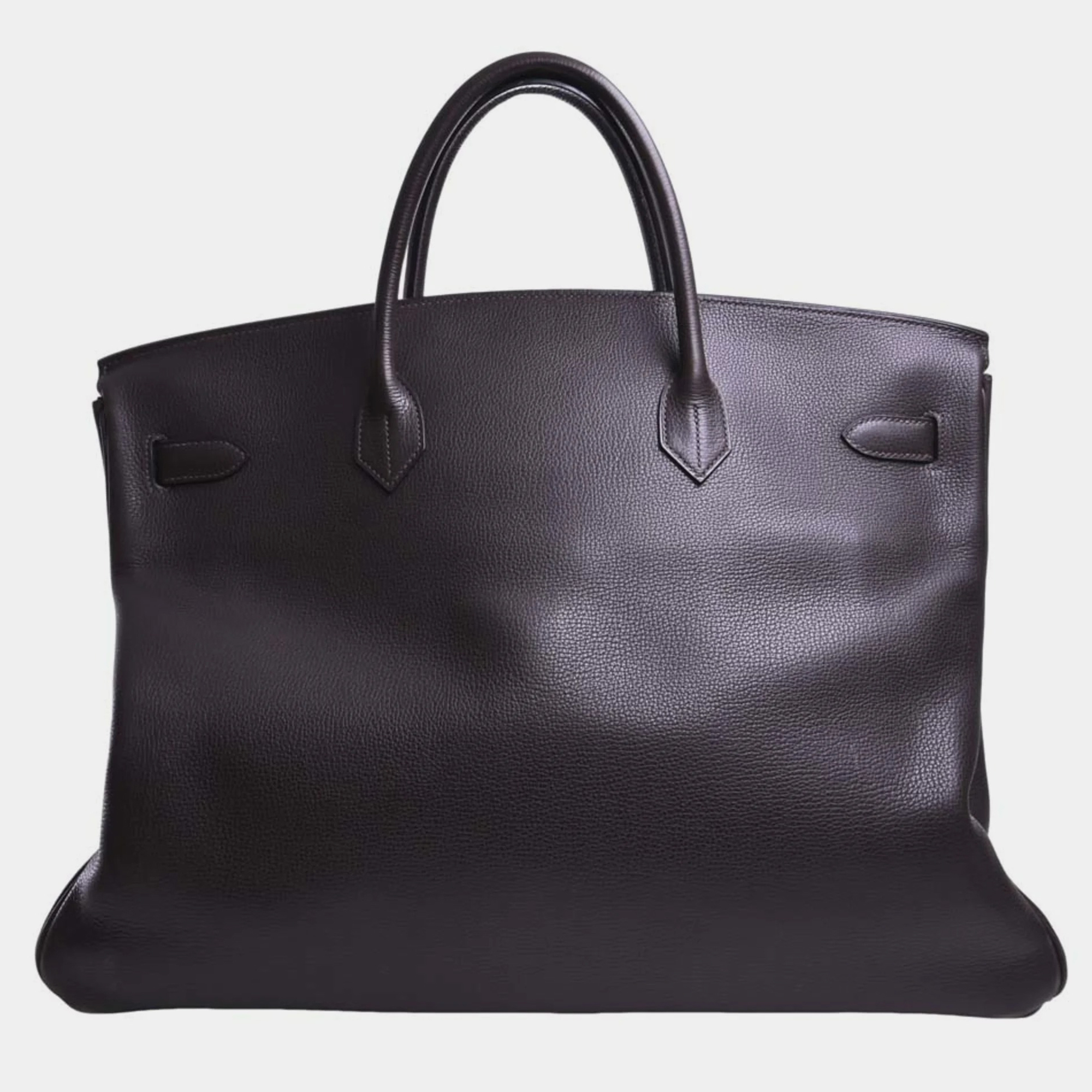 

HERMES Vacheriege Birkin 50 Handbag Brown Ladies