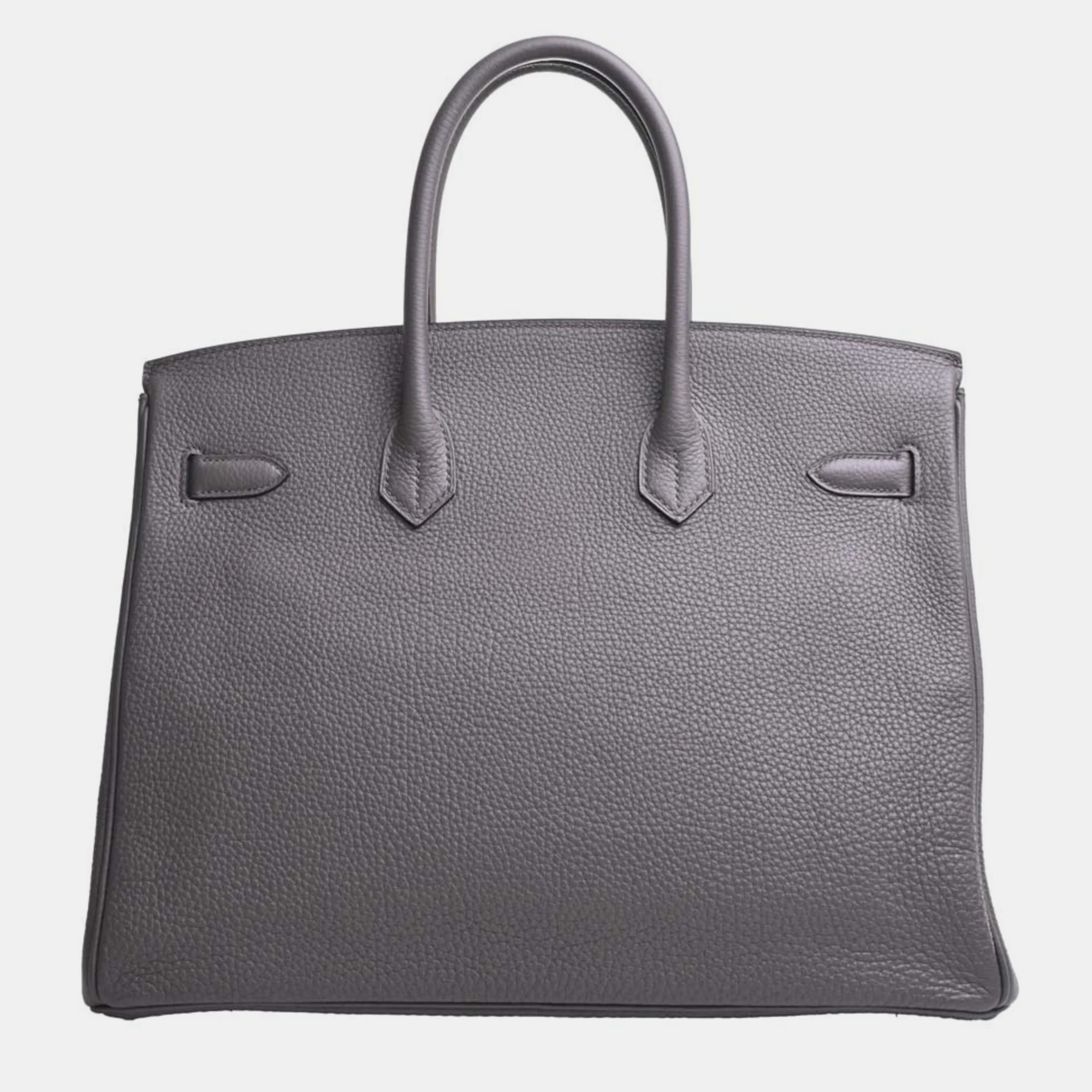 

HERMES Togo Birkin 35 Handbag Gray Ladies, Grey