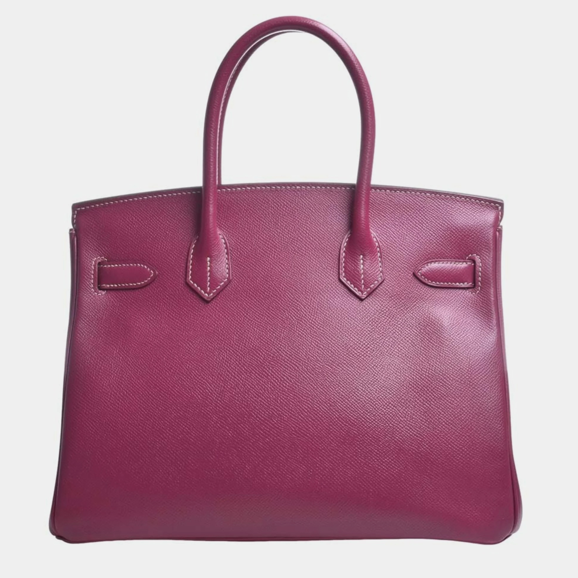 

HERMES Vaux Epson Birkin Candy 30 Handbag Purple Ladies