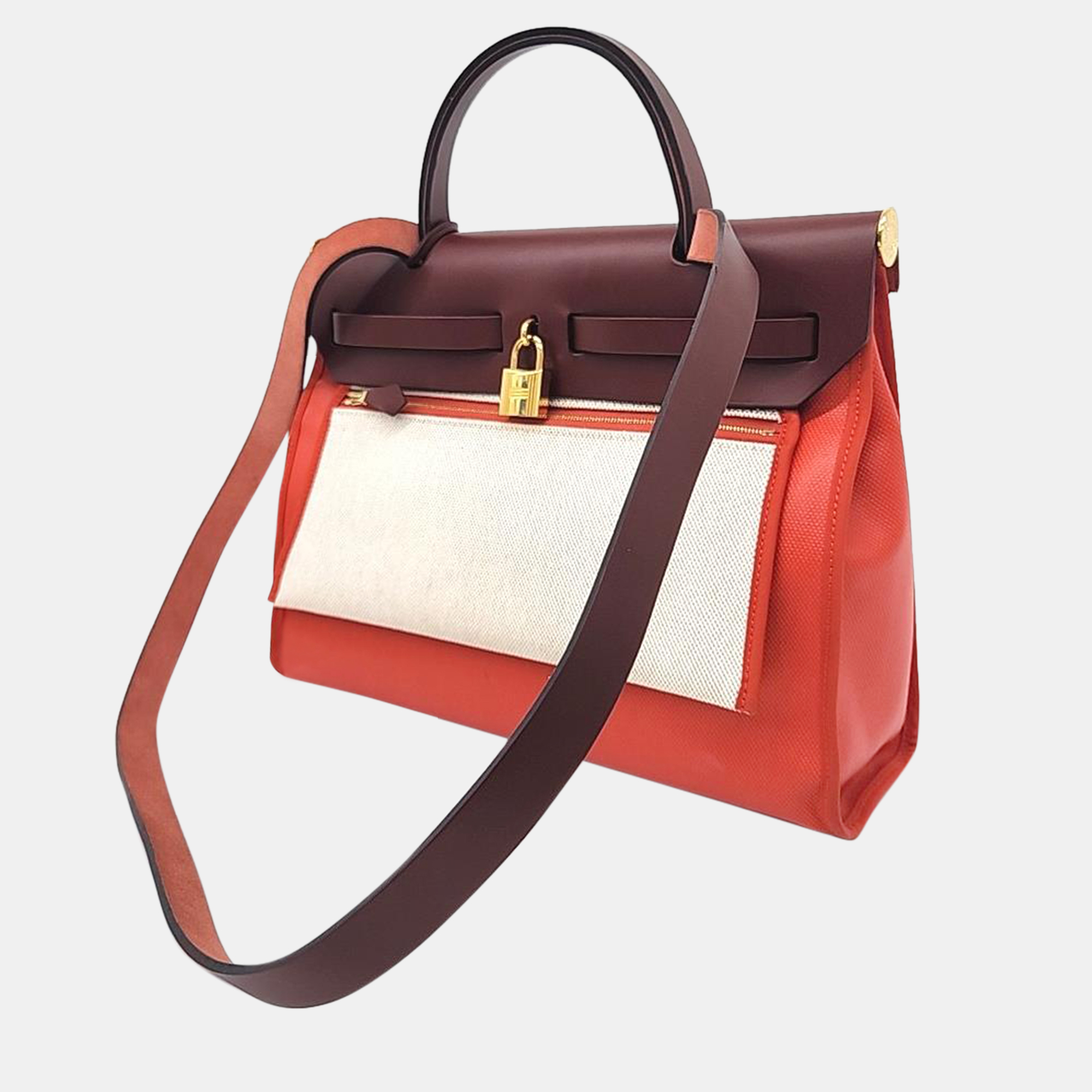 

Hermes NEW ZIP Air Small Bag, Red