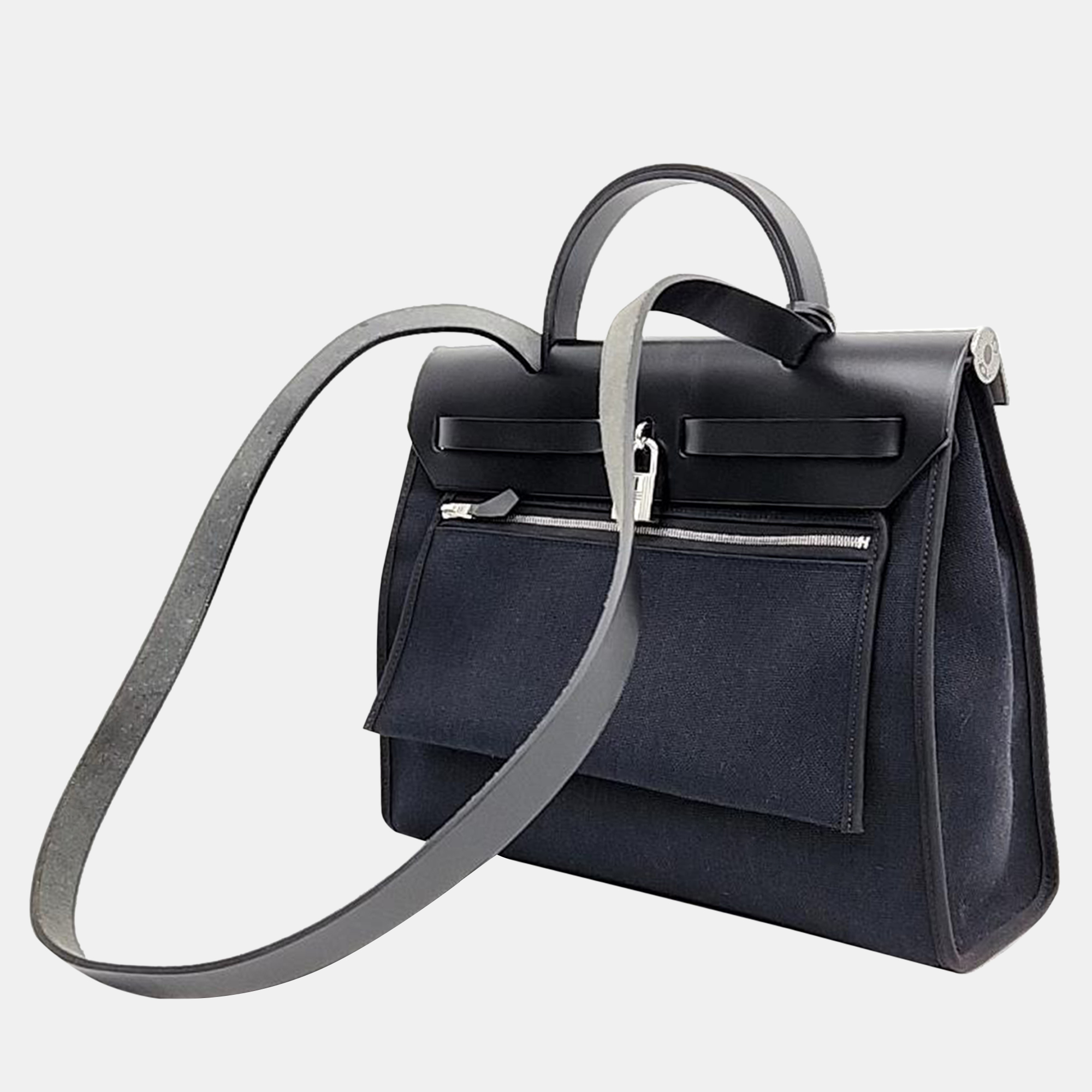 

Hermes NEW ZIP Erback Small Bag, Black