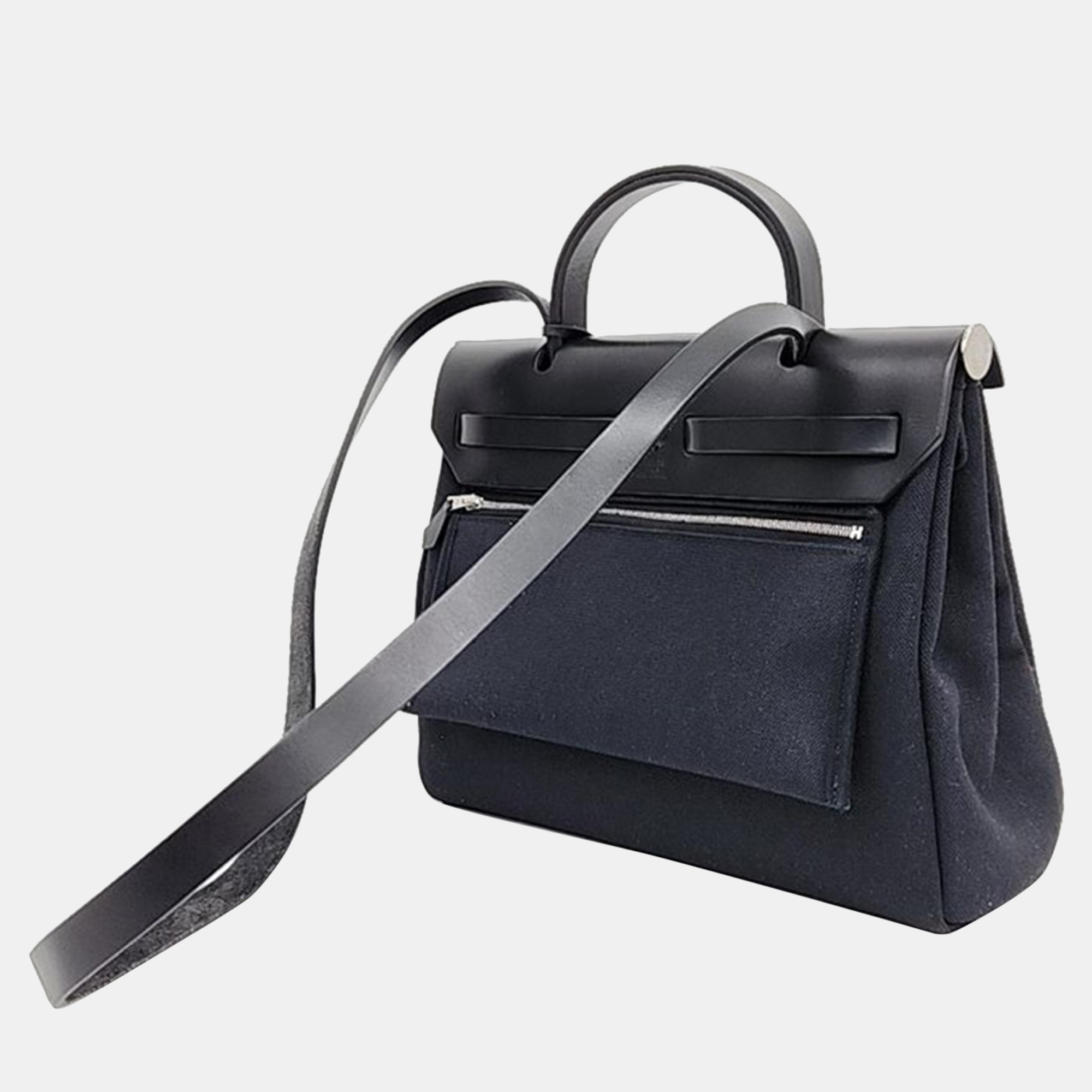 

Hermes NEW ZIP Erback Small Bag, Black