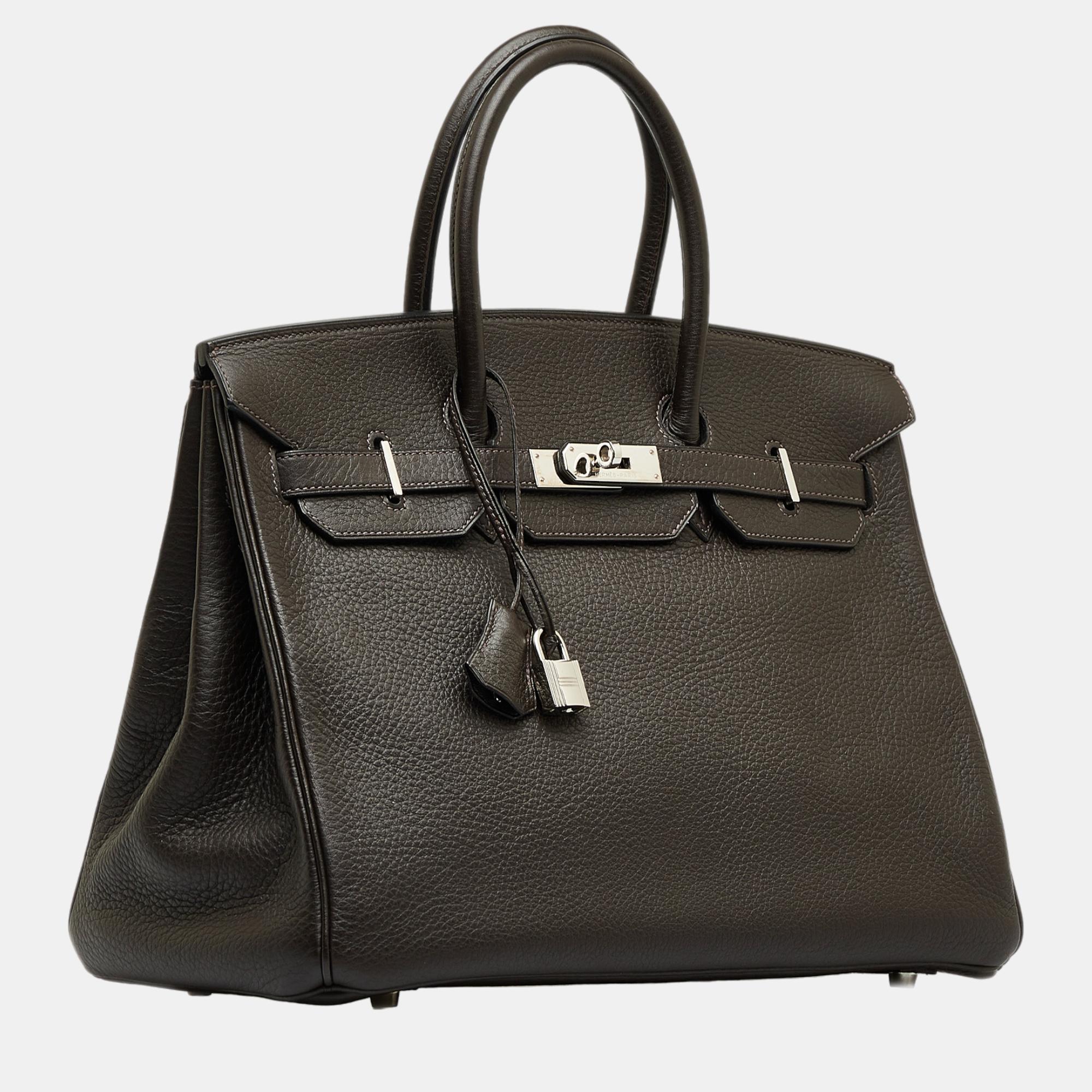 

Hermes Black Togo Birkin 35