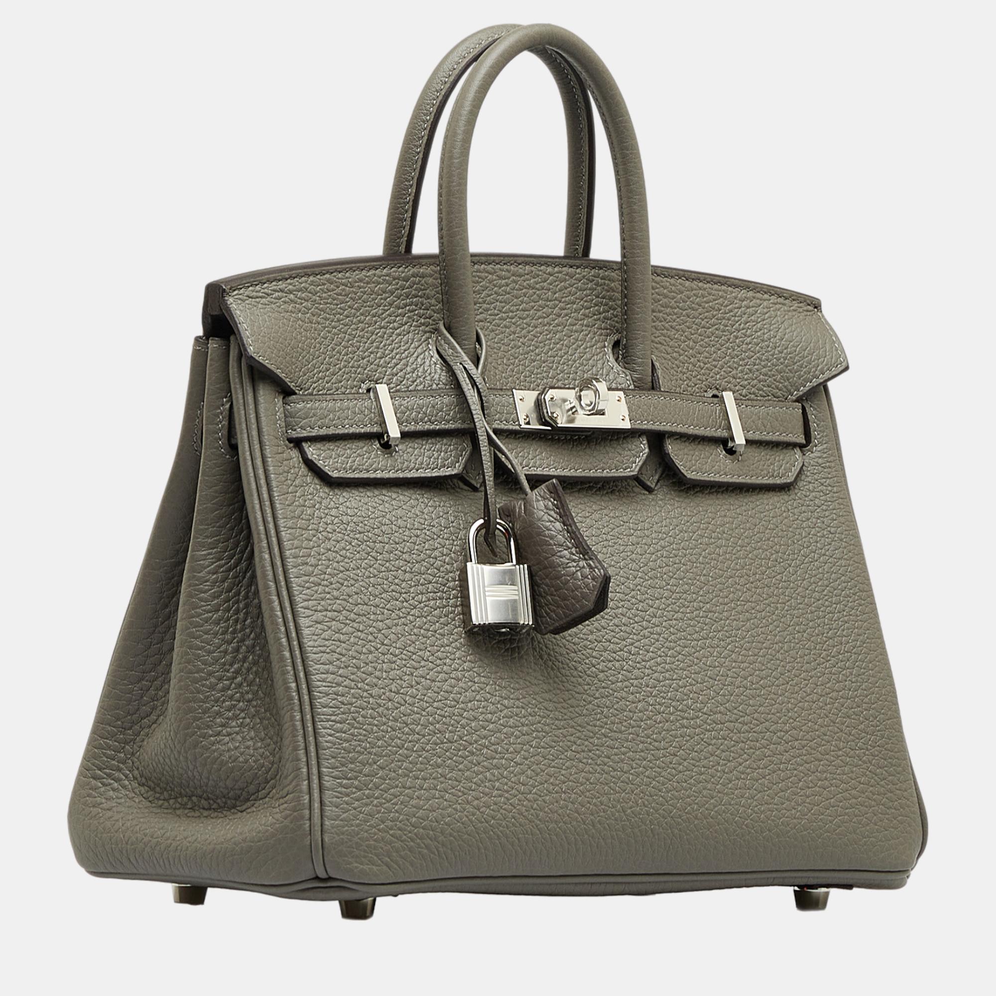 

Hermes Grey 2022 Clemence Birkin Retourne 25