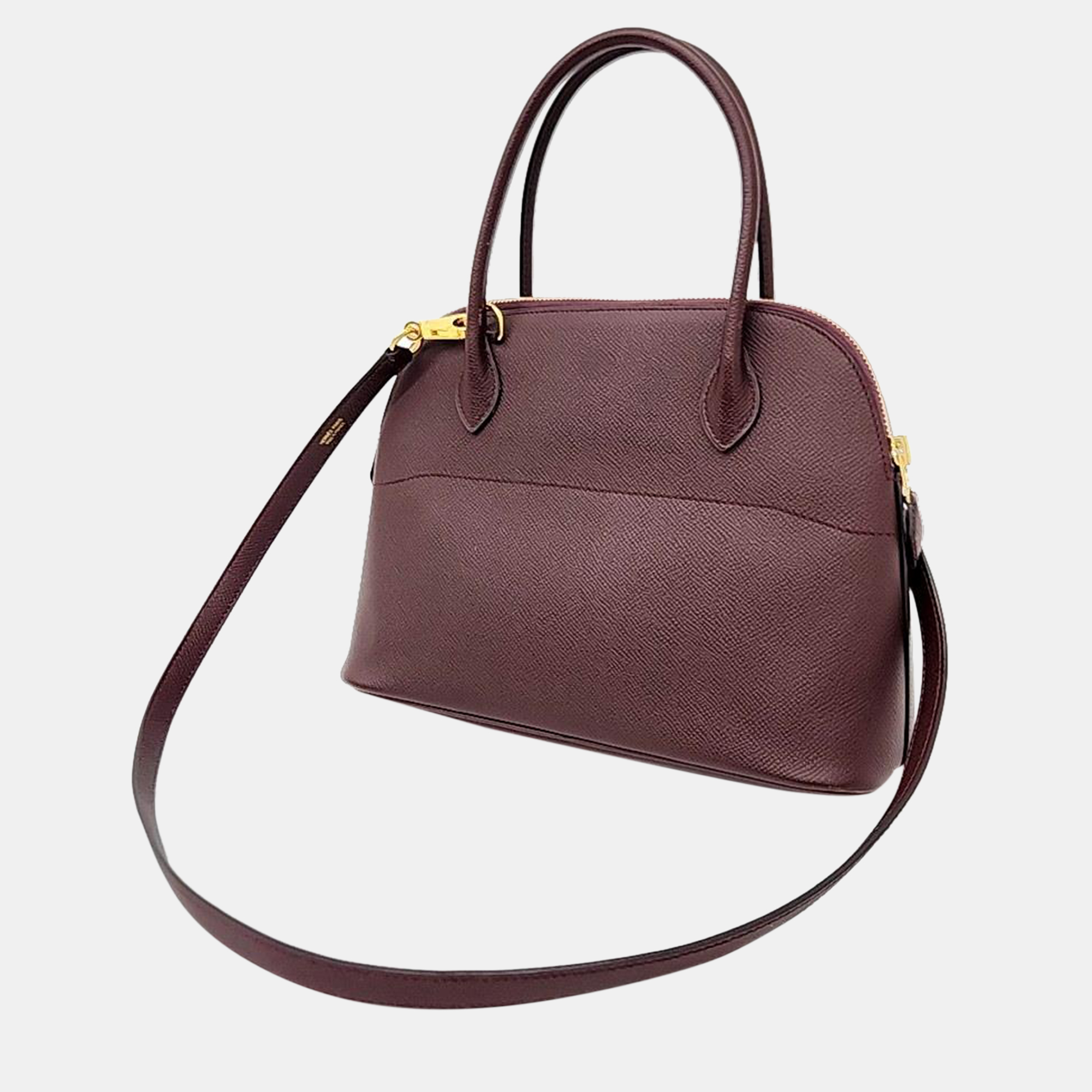 

Hermes Bolide 27 Bag, Burgundy
