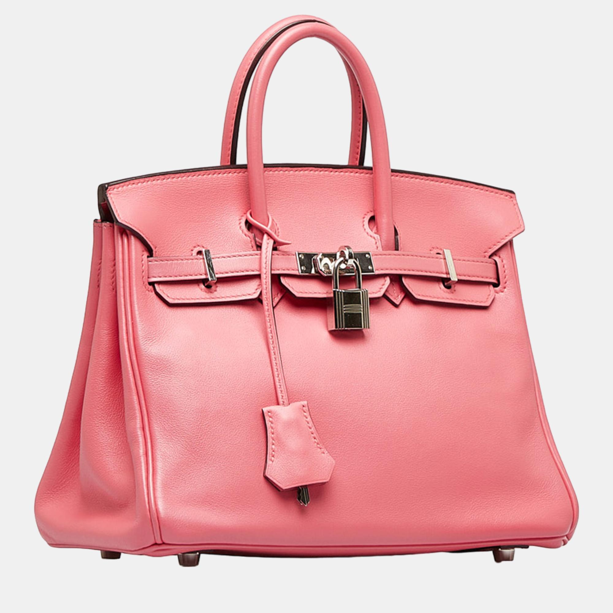 

Hermes Pink Swift Birkin 25