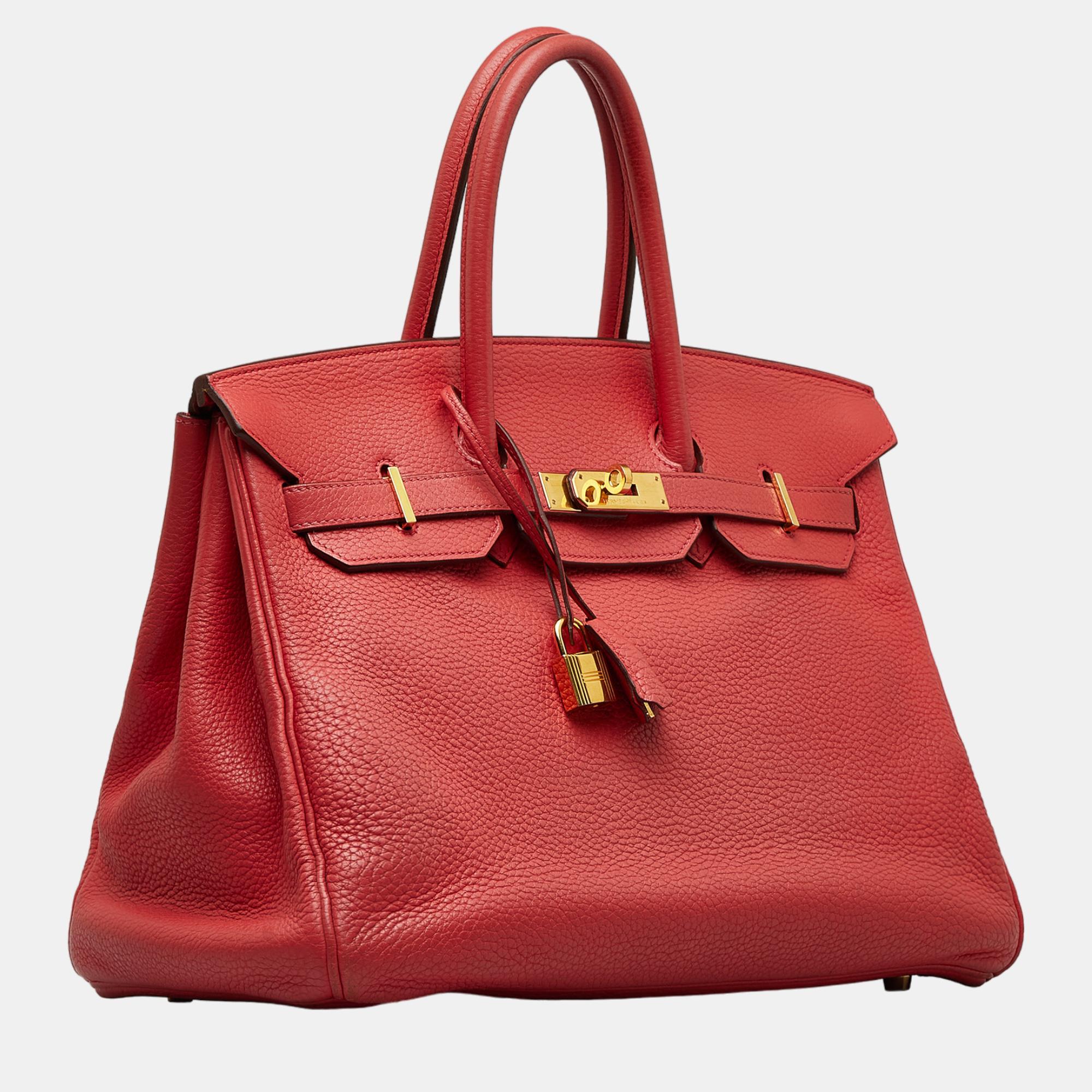 

Hermes Red 2010 Clemence Birkin 35