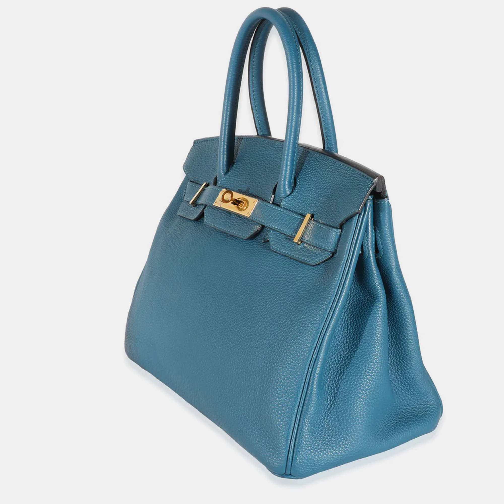 

Hermes Cobalt Clemence Birkin 30 GHW, Blue