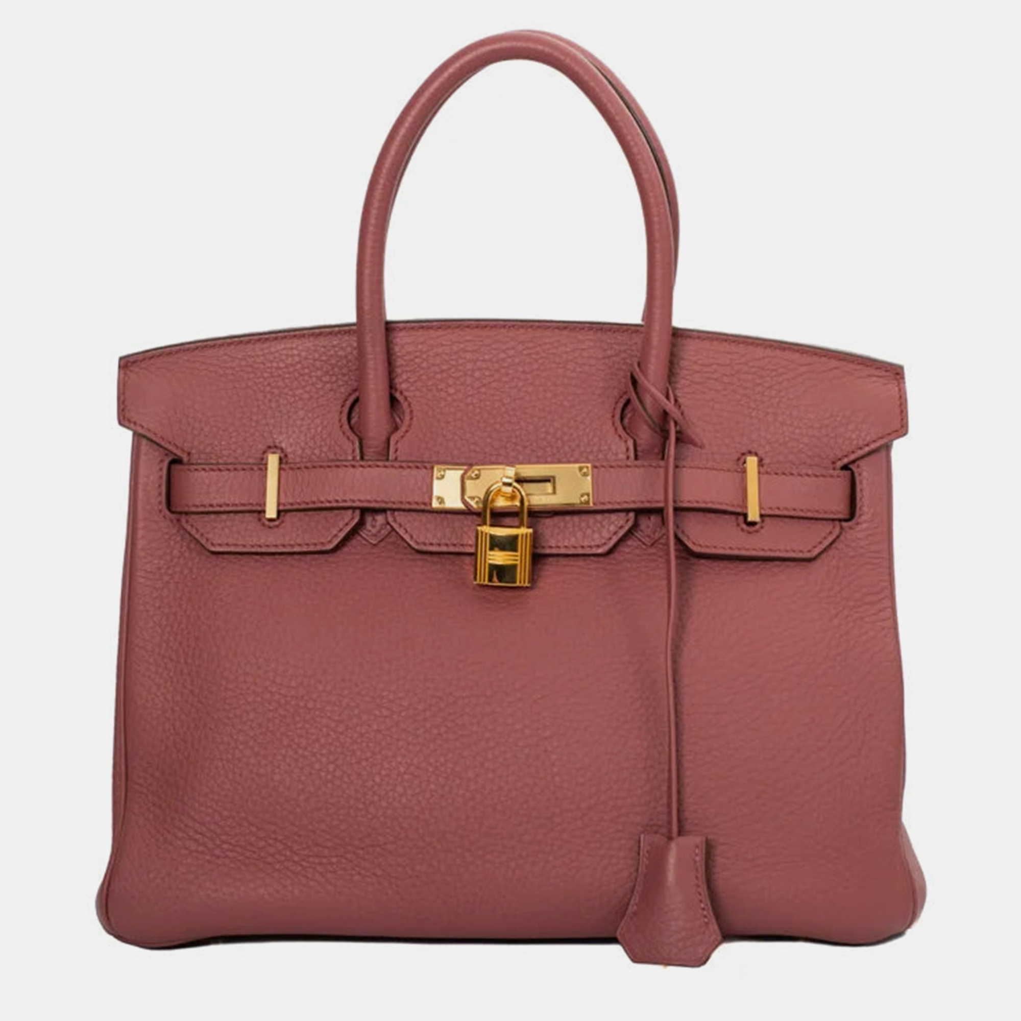 

Hermes Pink leather Birkin 30 Bag
