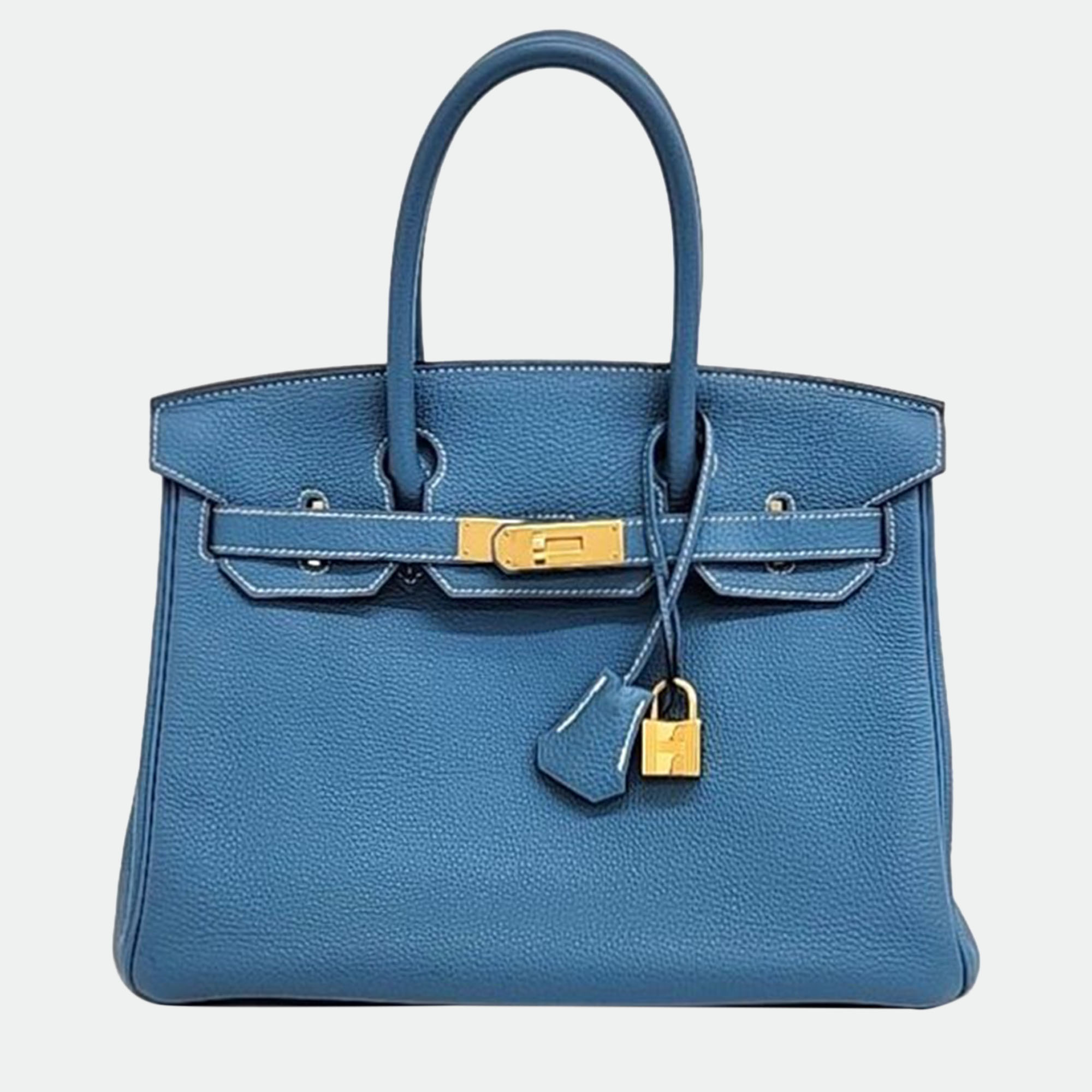 

Hermes Birkin 30 bag, Blue