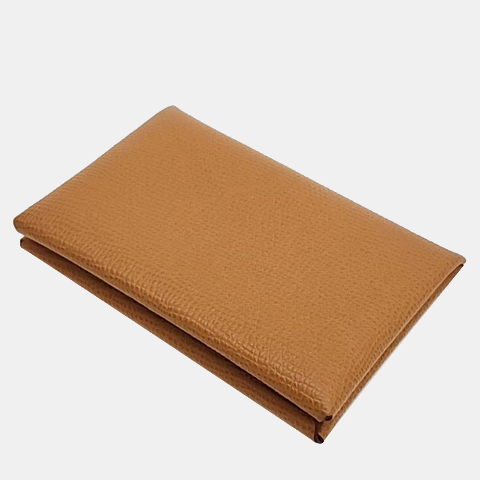 

Hermes Calvi Card Wallet, Brown