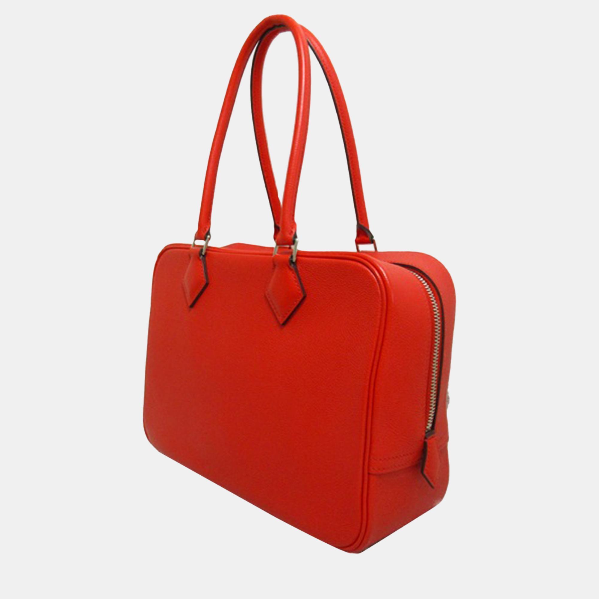 

Hermes Red Togo Plume 32