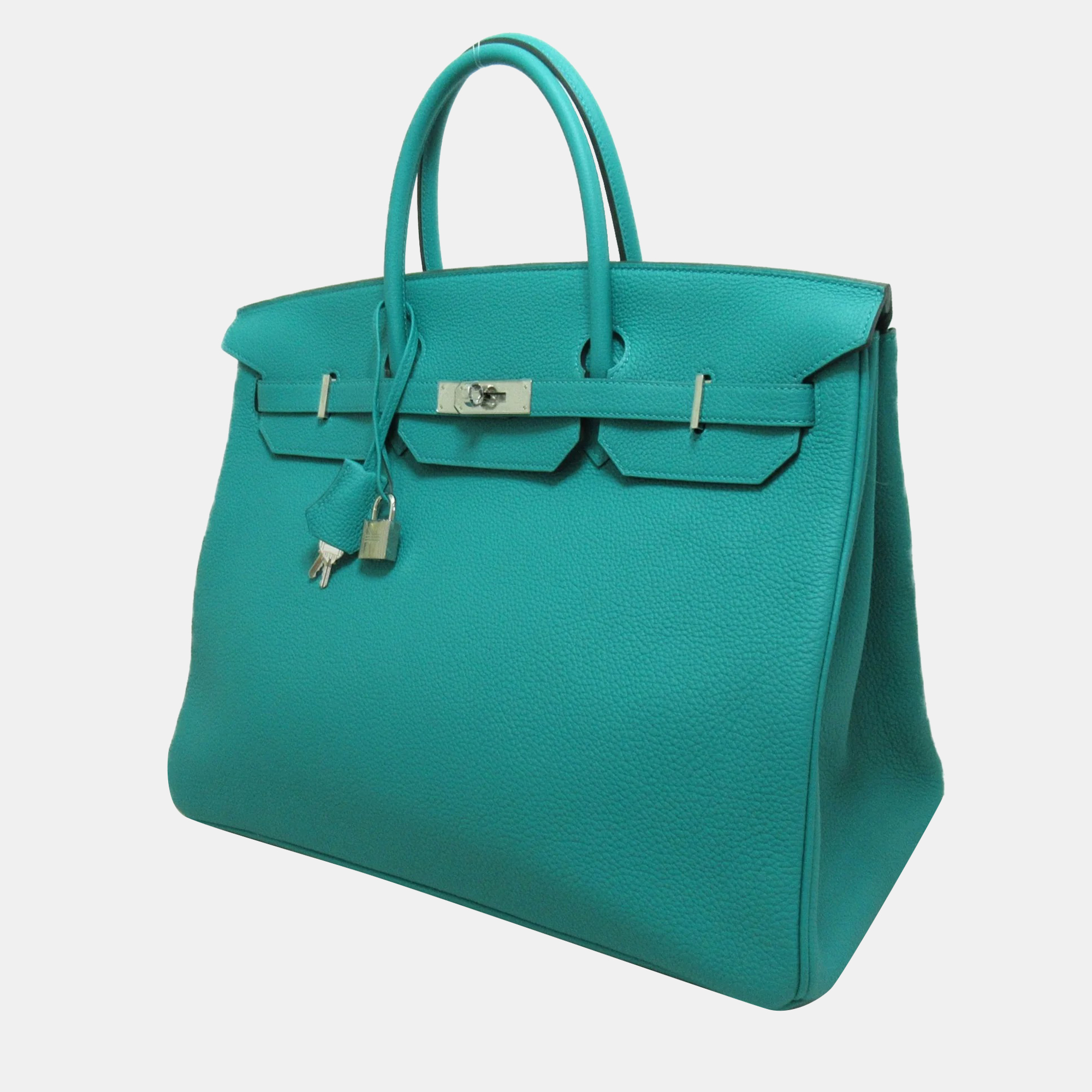 

HERMES Birkin 40 Blue paon handbag Blue Blue paon Taurillon Clemence leather