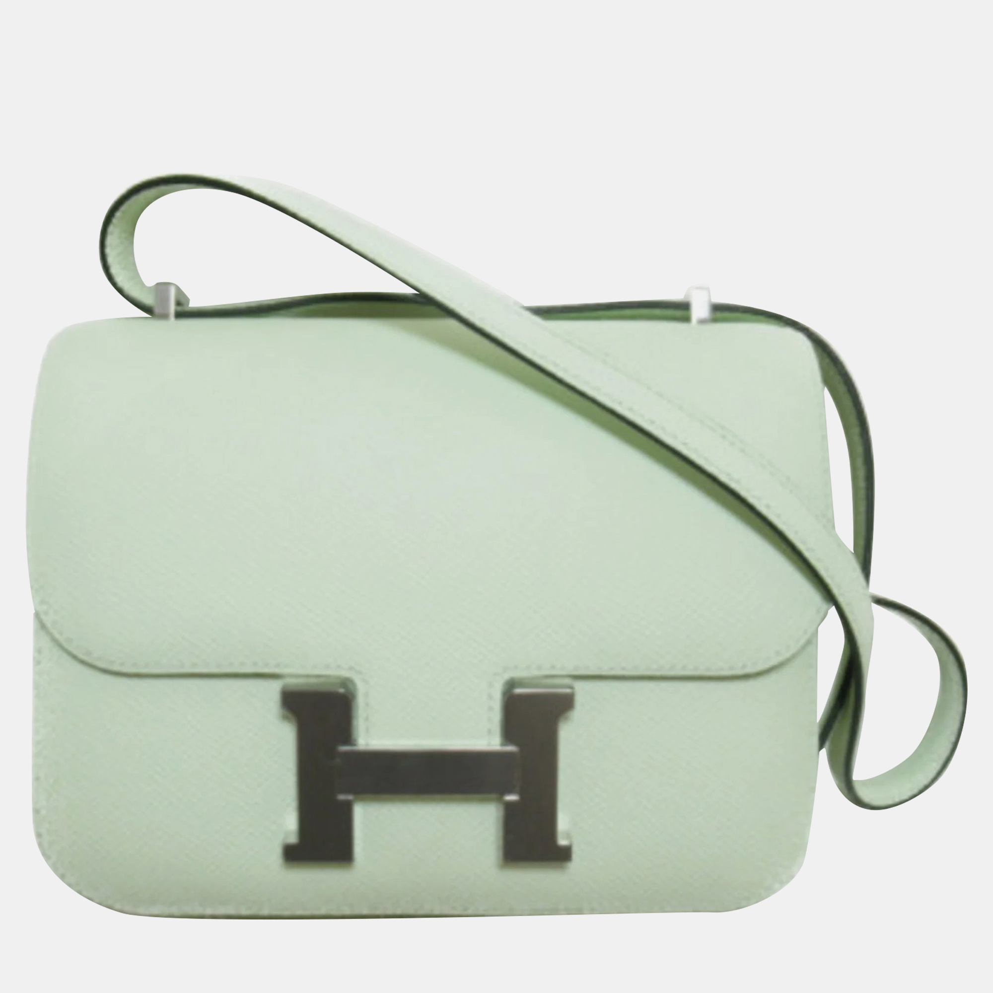 

HERMES Constance Mini Vert Fizz Shoulder Bag Green Vert Fizz Epsom leather