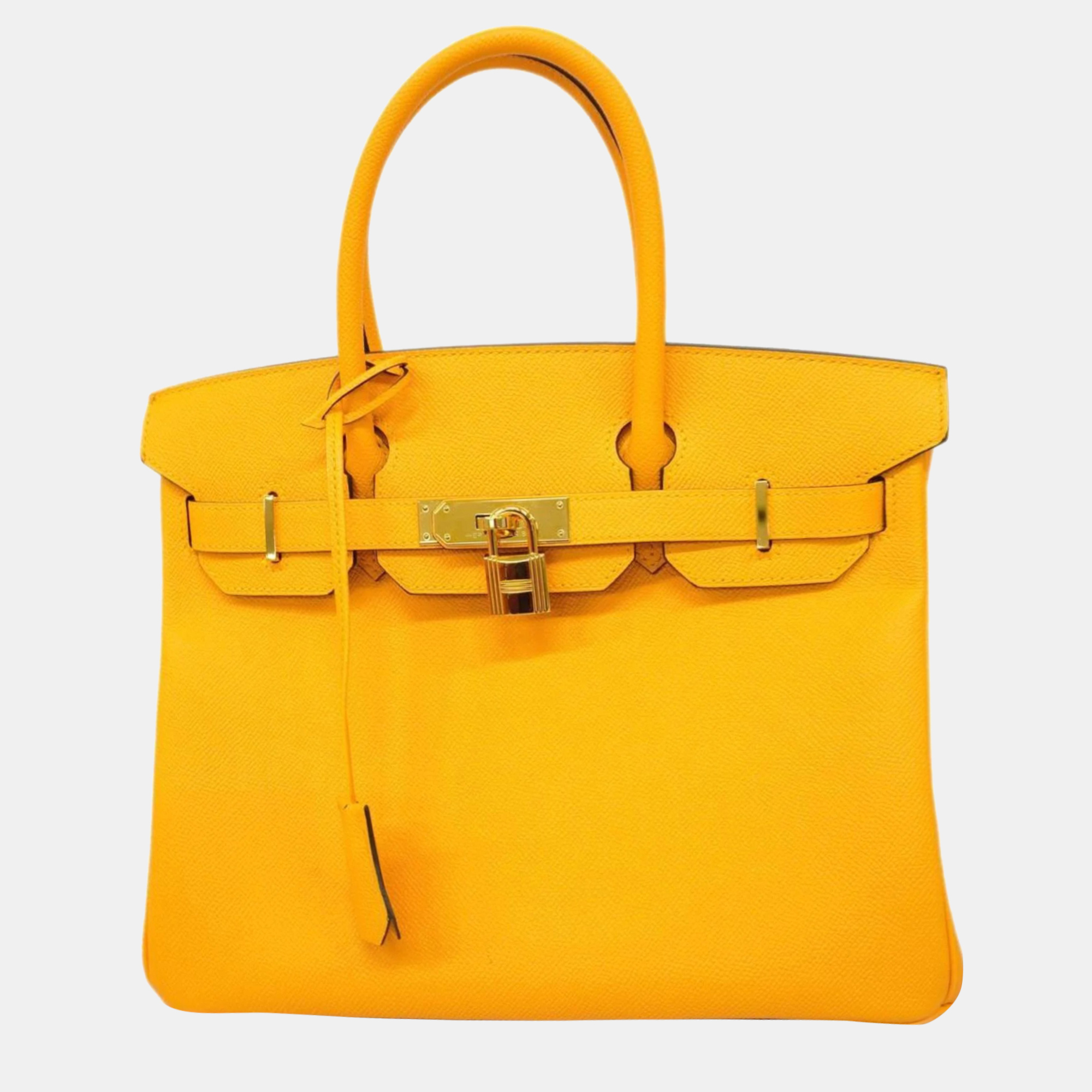 

Hermes Handbag Birkin 30 Vaux Epson Jaune Doll Gold Hardware Ladies