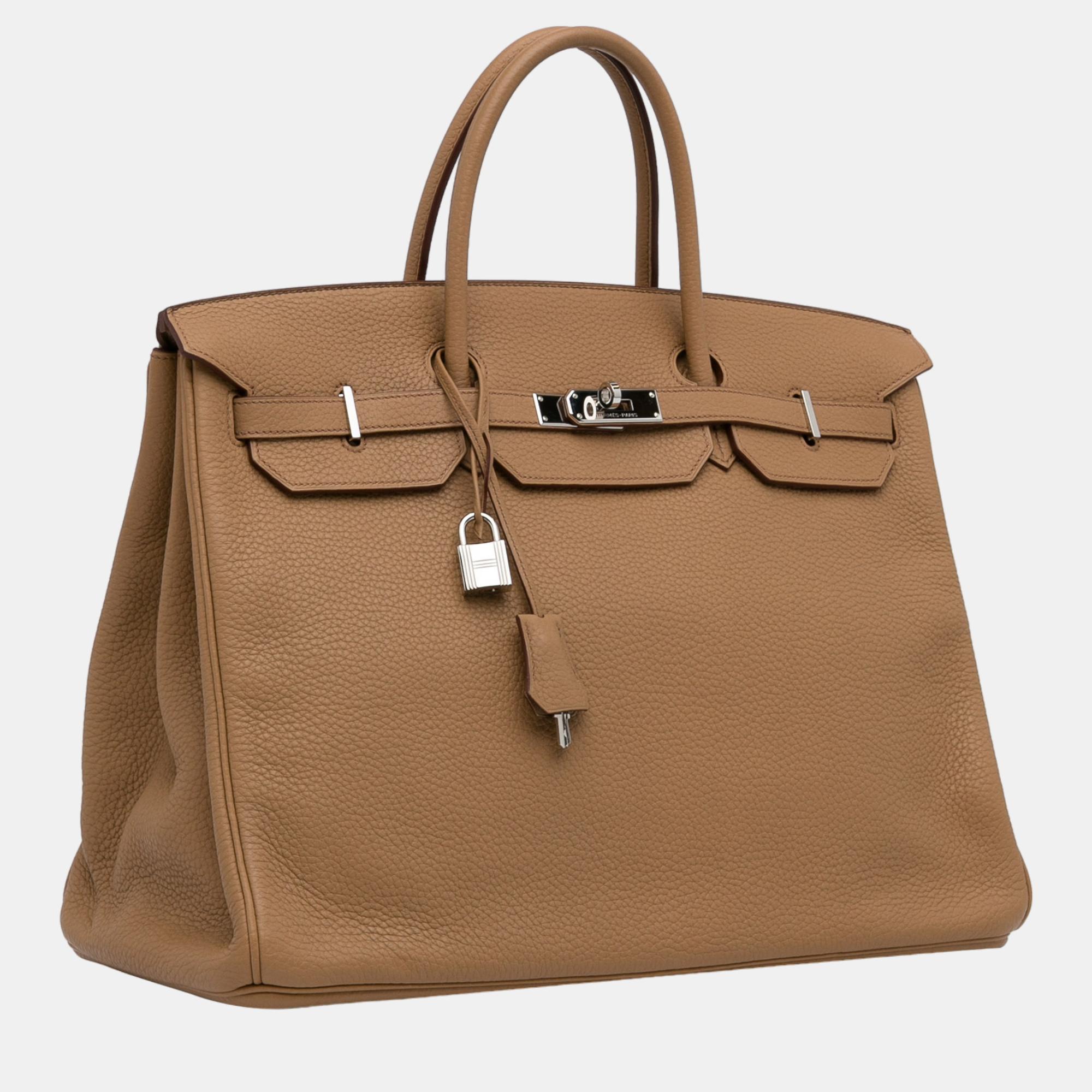 

Hermes Brown 2009 Togo Birkin 40