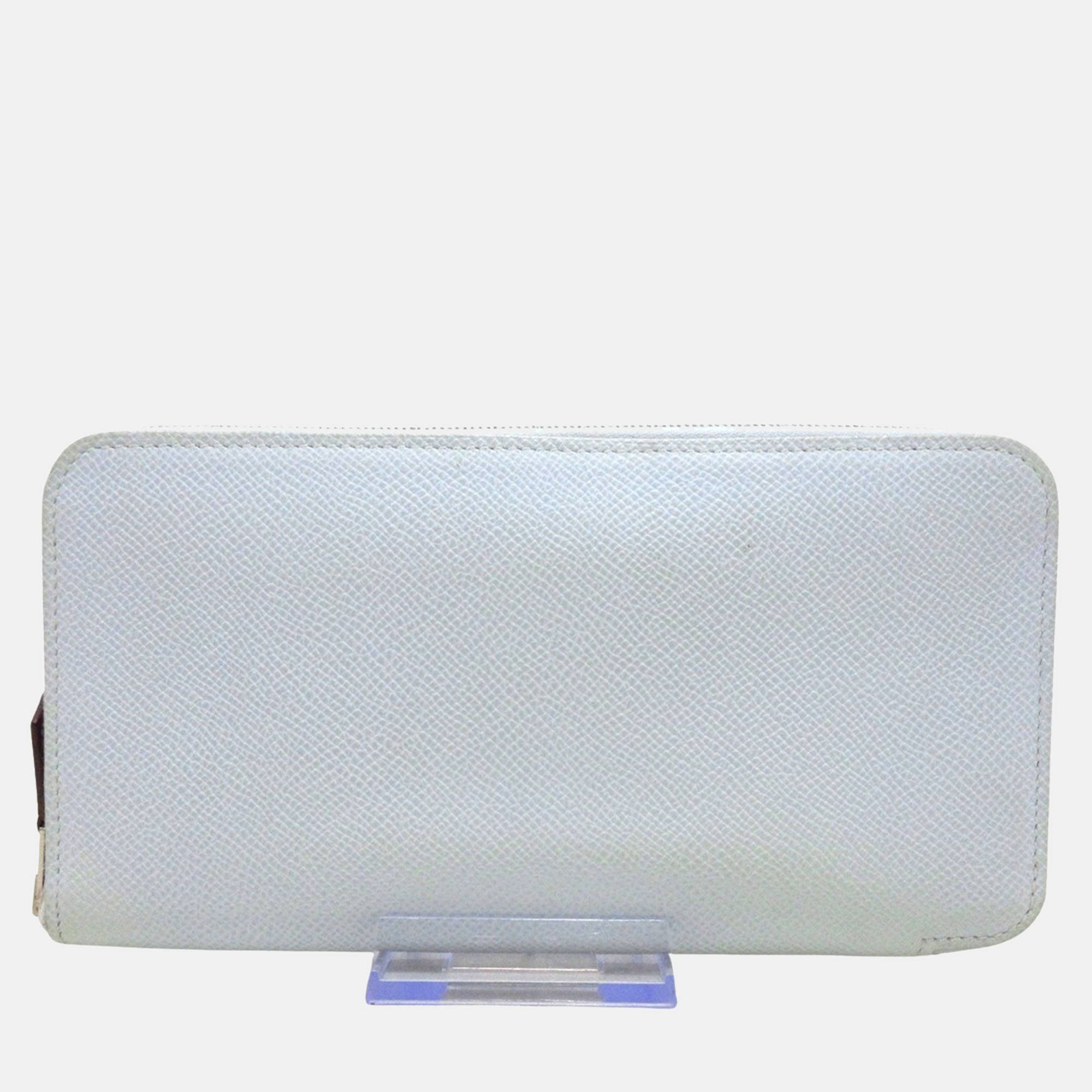 

Hermes Grey Epsom Leather Azap Classique Wallet