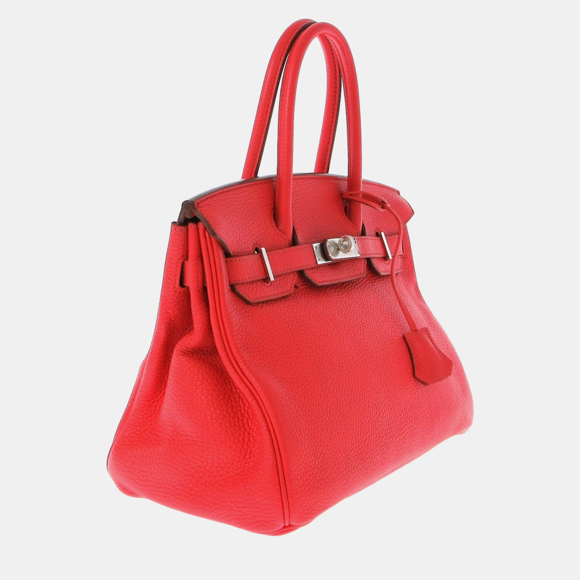 

Hermes Red Togo Leather Birkin 30 Tote Bag