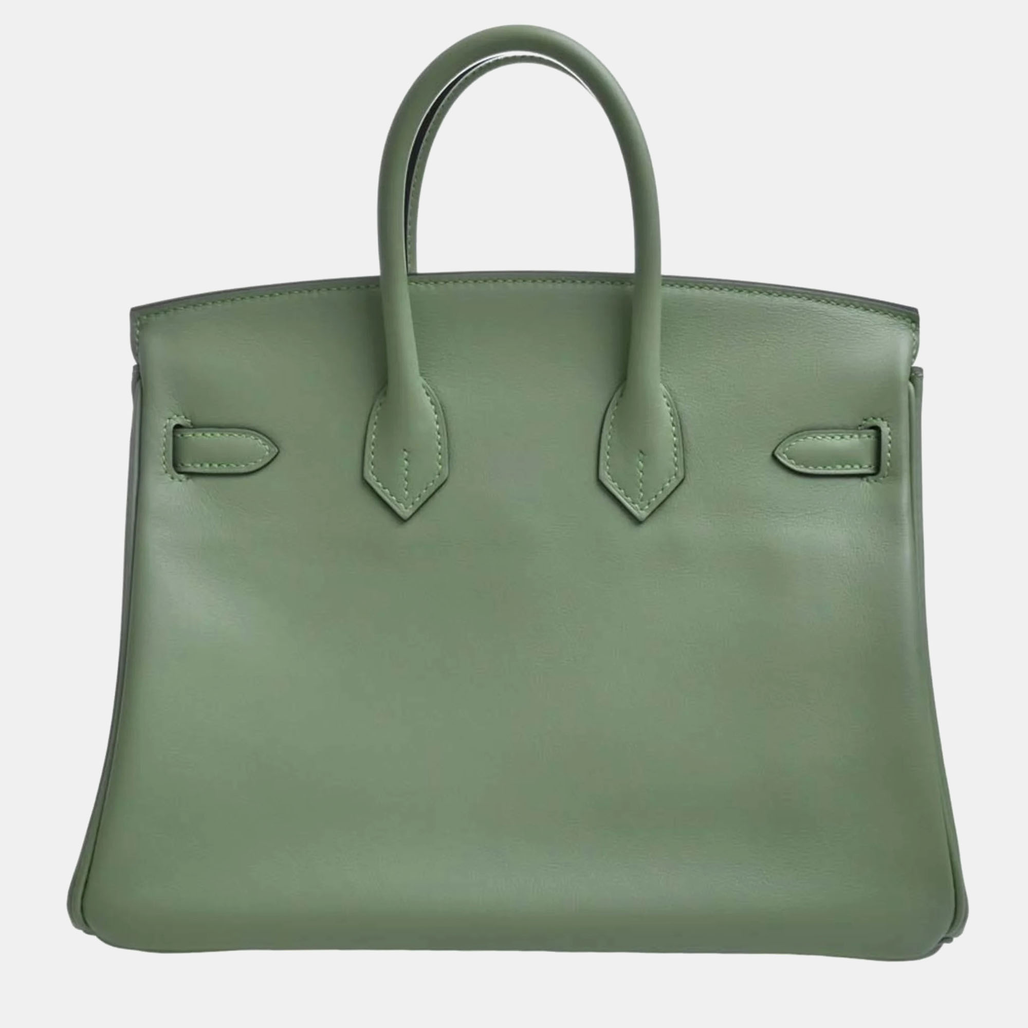 

Hermes Vaux Swift Birkin 25 Handbag Green Ladies