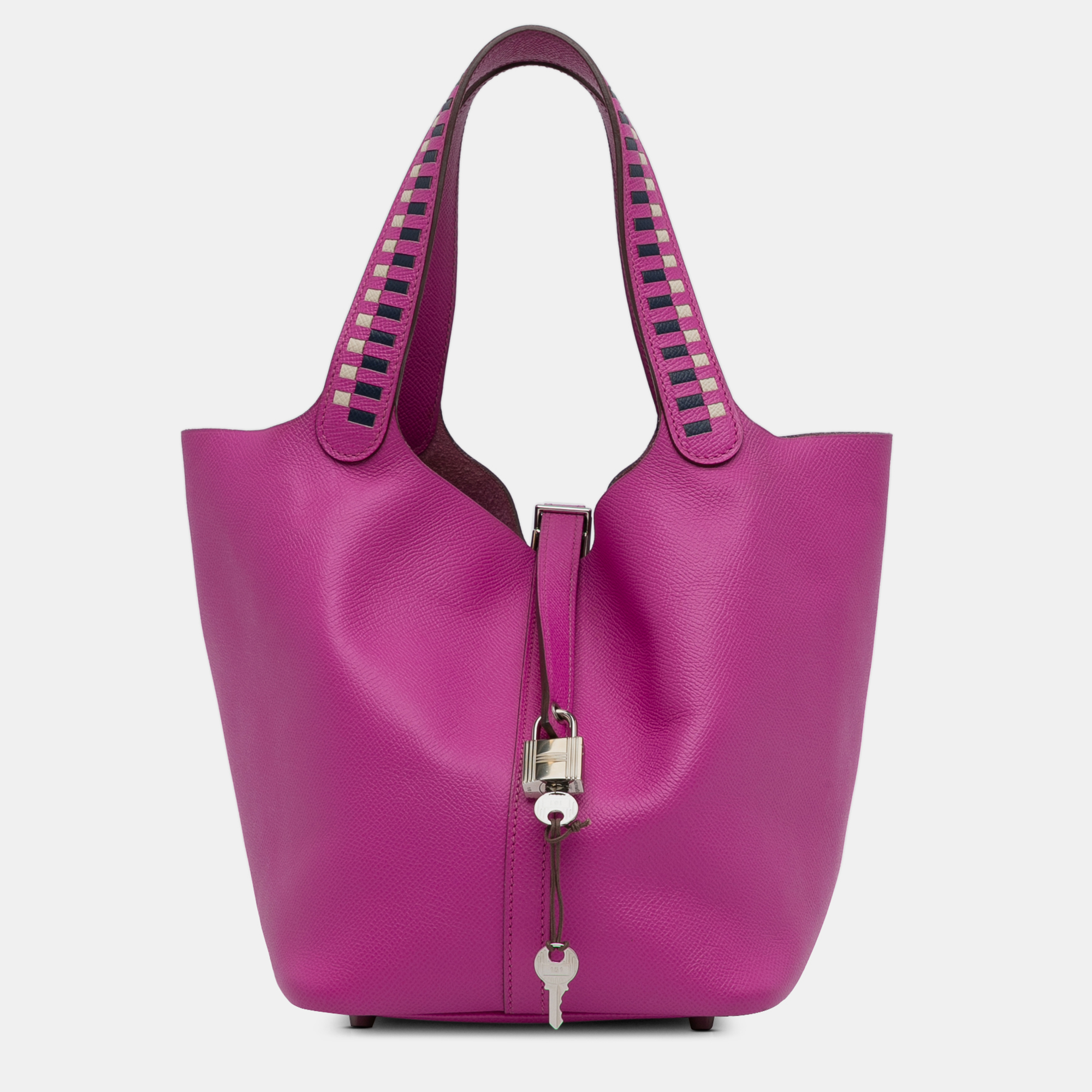 

Hermes Epsom Tressage Picotin Lock 22, Pink