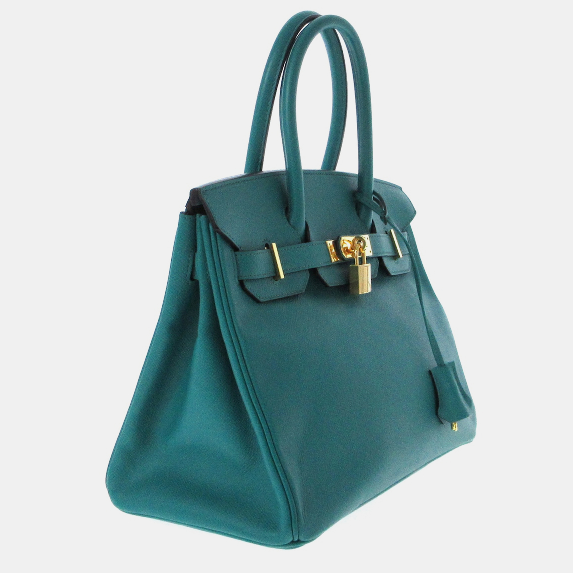 

Hermes Blue Leather Birkin handbag
