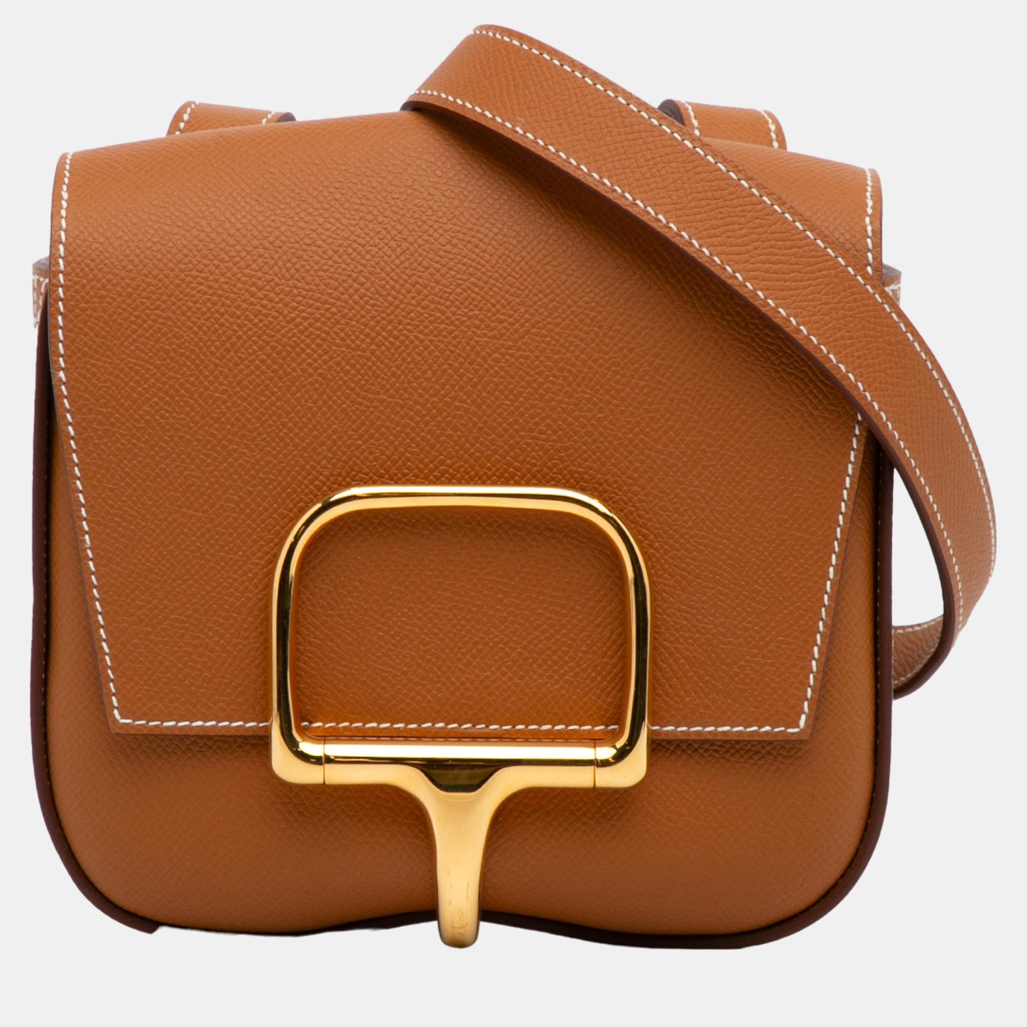 

Hermes Brown Mini Epsom Della Cavalleria