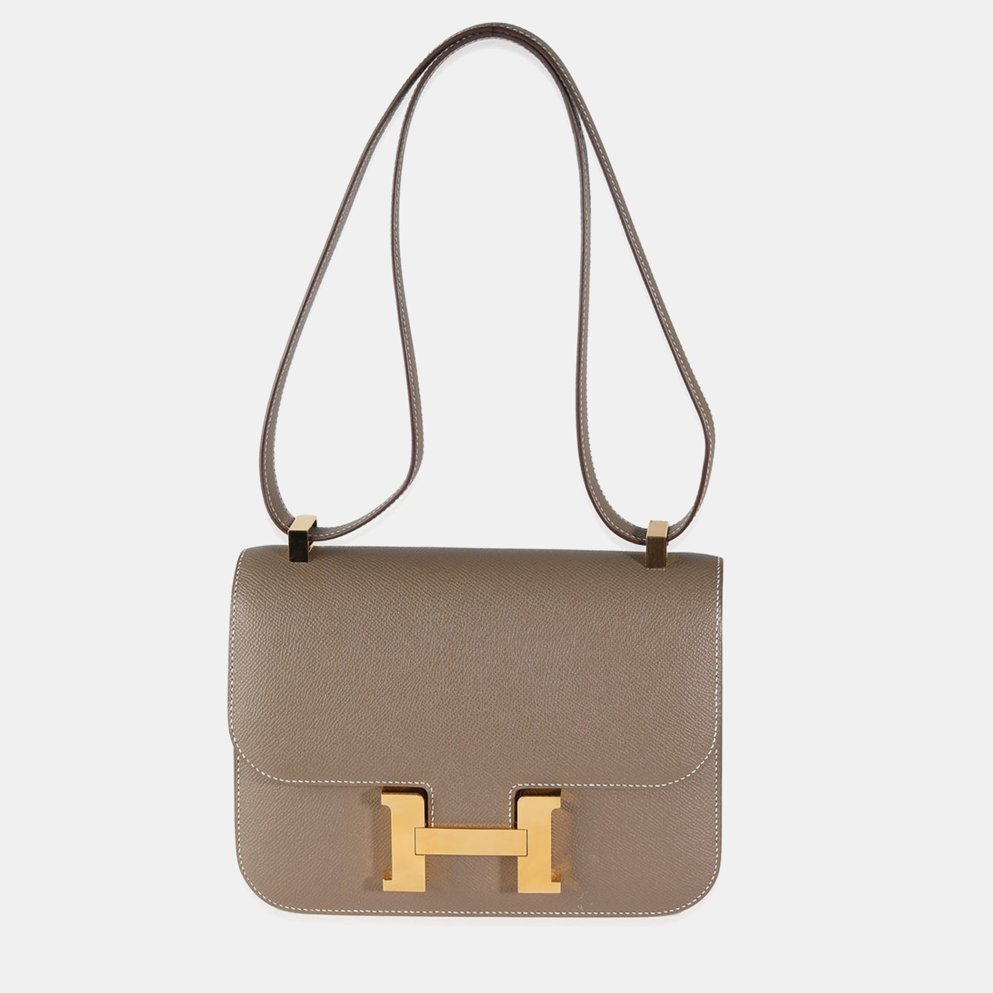 

Hermes Etoupe Epsom Constance 1-24 GHW handbag, Brown