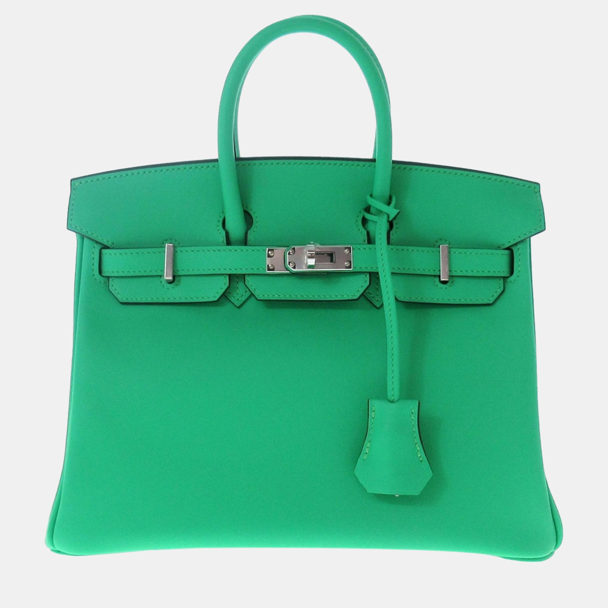 

Hermes Green 2023 Swift Birkin 25