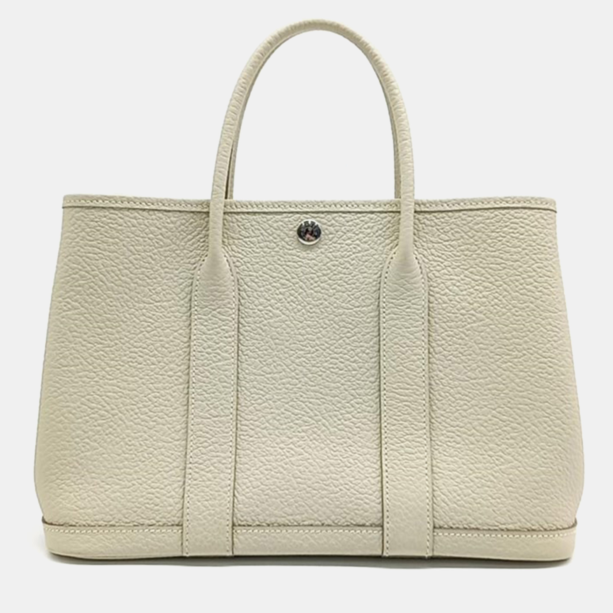 

Hermes Garden Party 30 Handbag, Beige