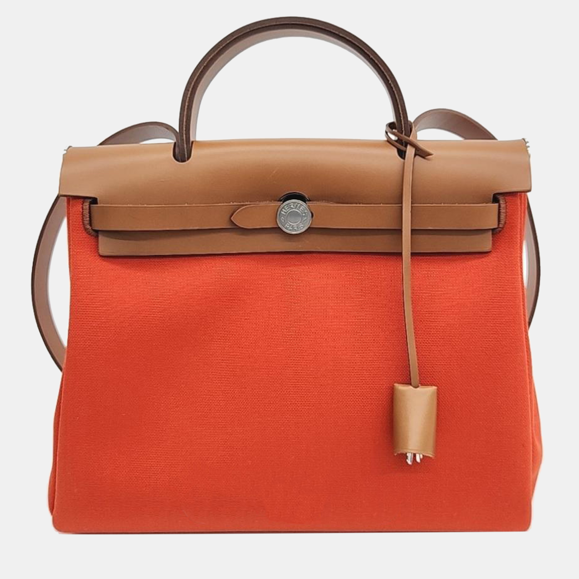 

Hermes New Zip Erbag Small Handbag, Orange