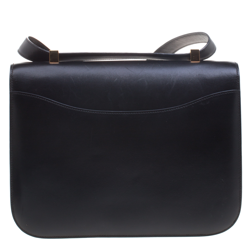 Hermes Colimacon Handbag Black Box Calf 89945