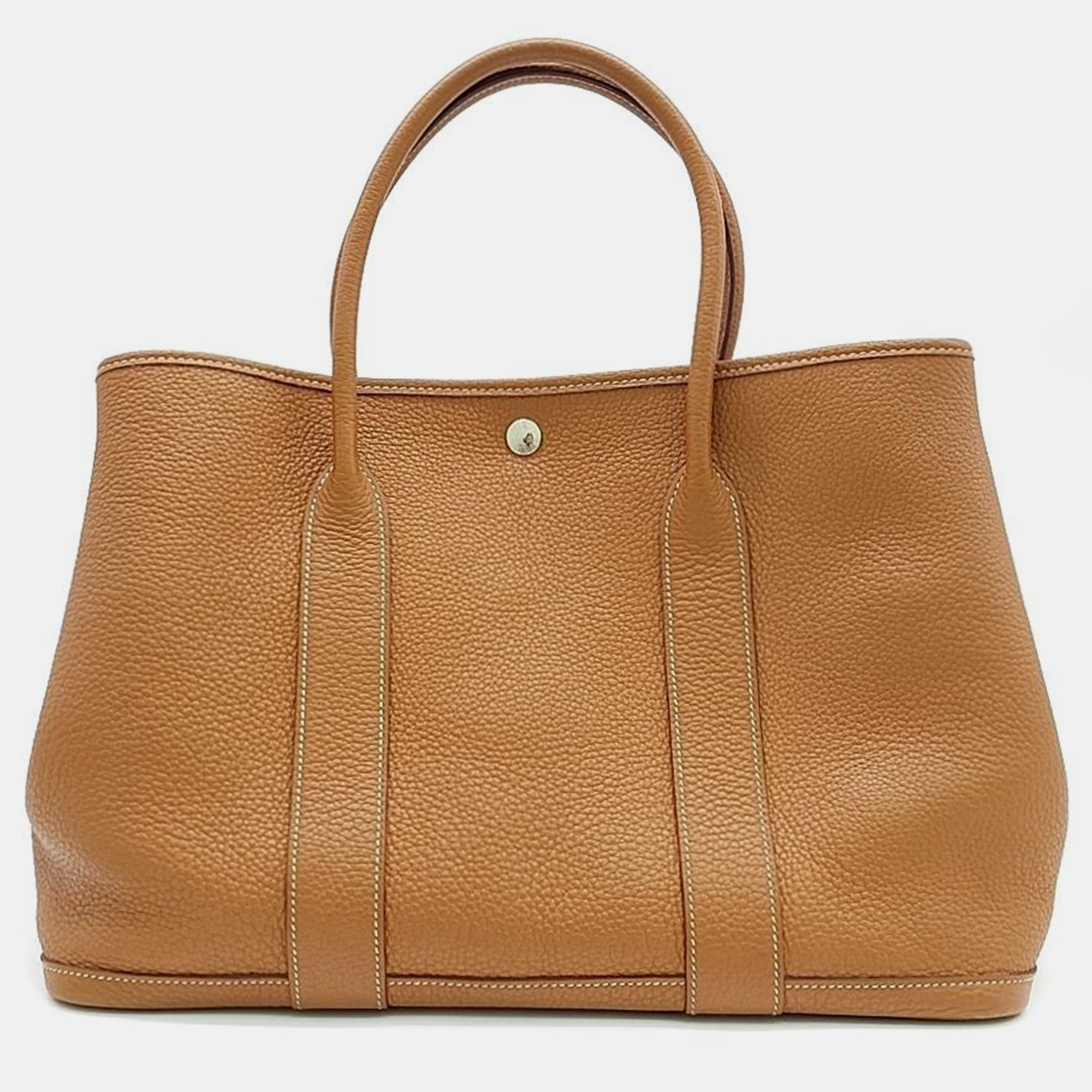 

Hermes Garden Party Handbag, Gold