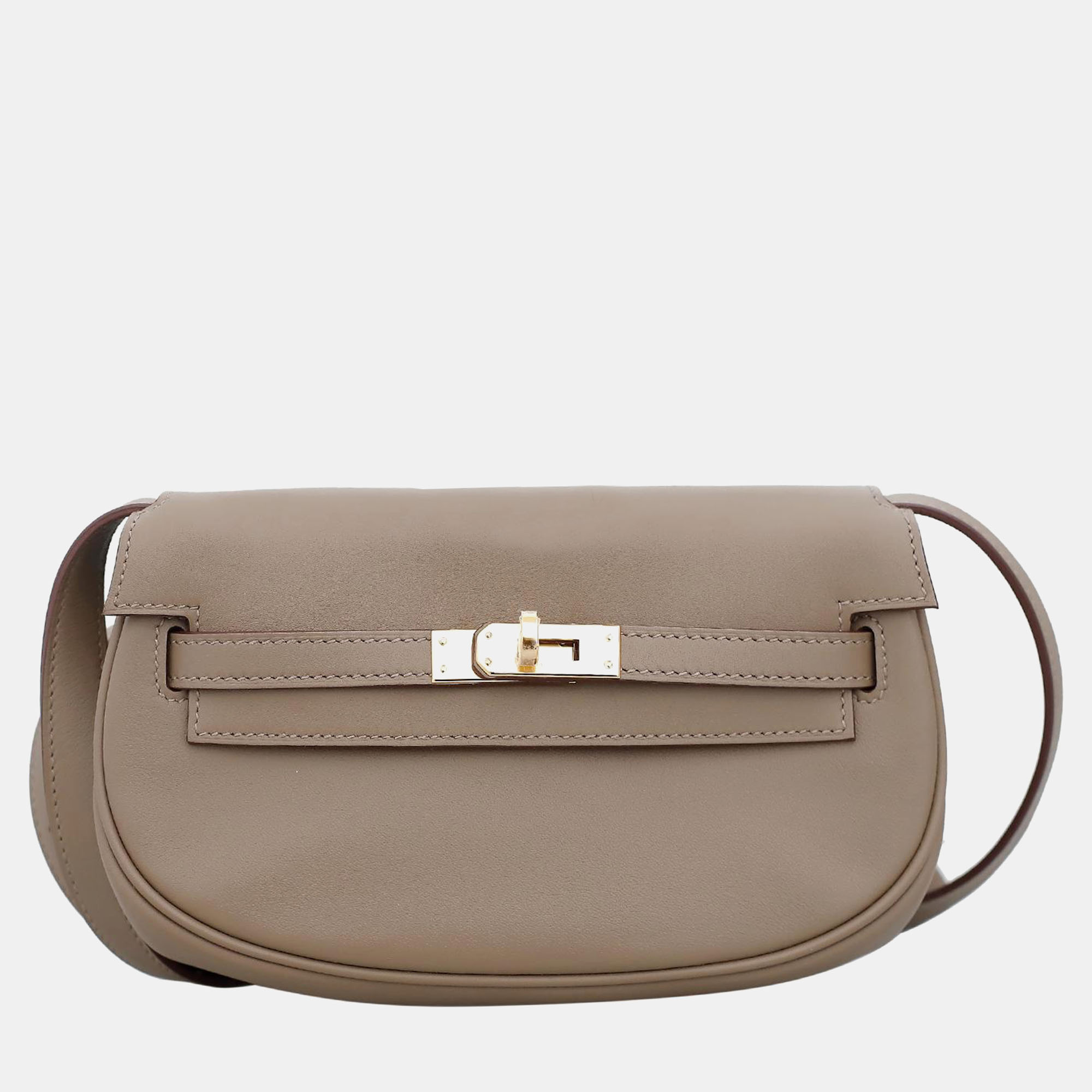 

Hermes Brown Swift Leather Kelly Moove Bag