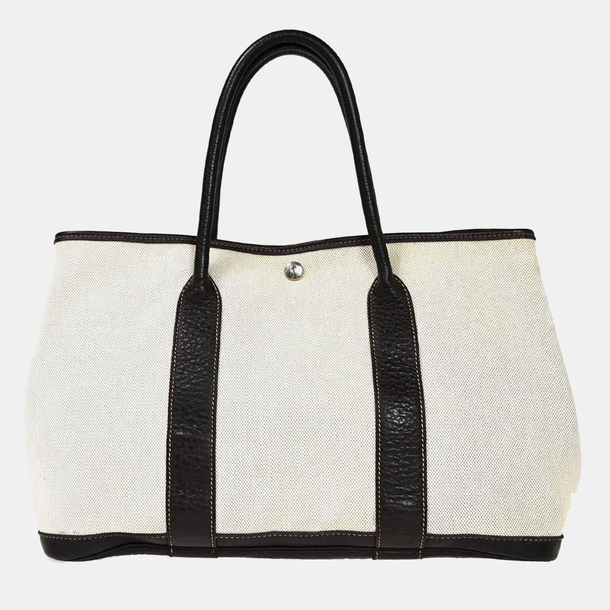 

Hermes Beige Canvas and Leather Garden Party 36 Tote Bag