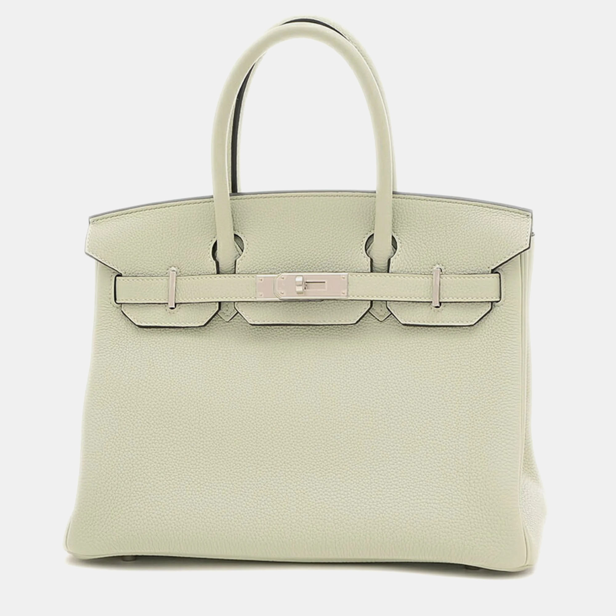 

Hermes Greeneve Togo Birkin 30 Handbag, Green