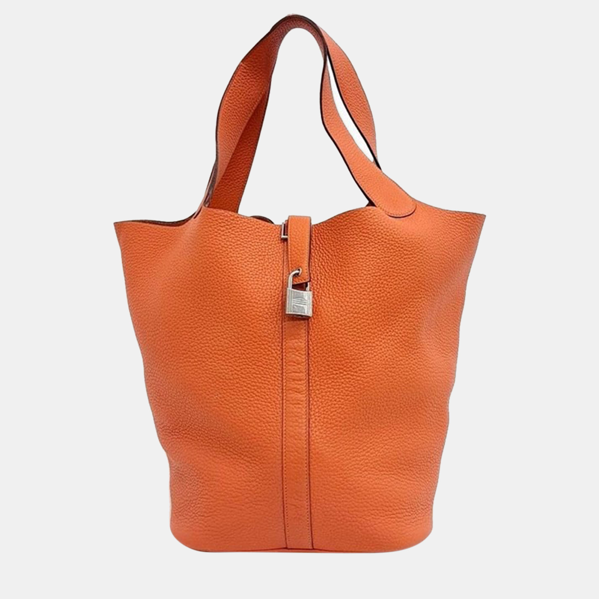 

Hermes Lock Picotin 31 Tote Bag, Orange