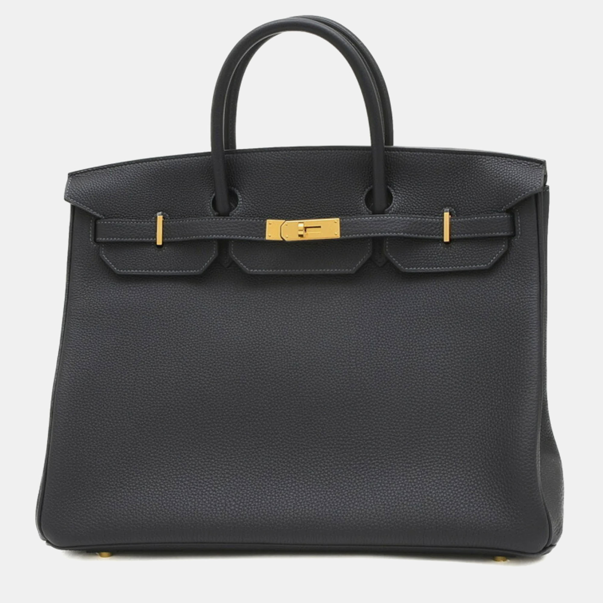 

Hermes Cabane Togo Birkin 40 Handbag, Black