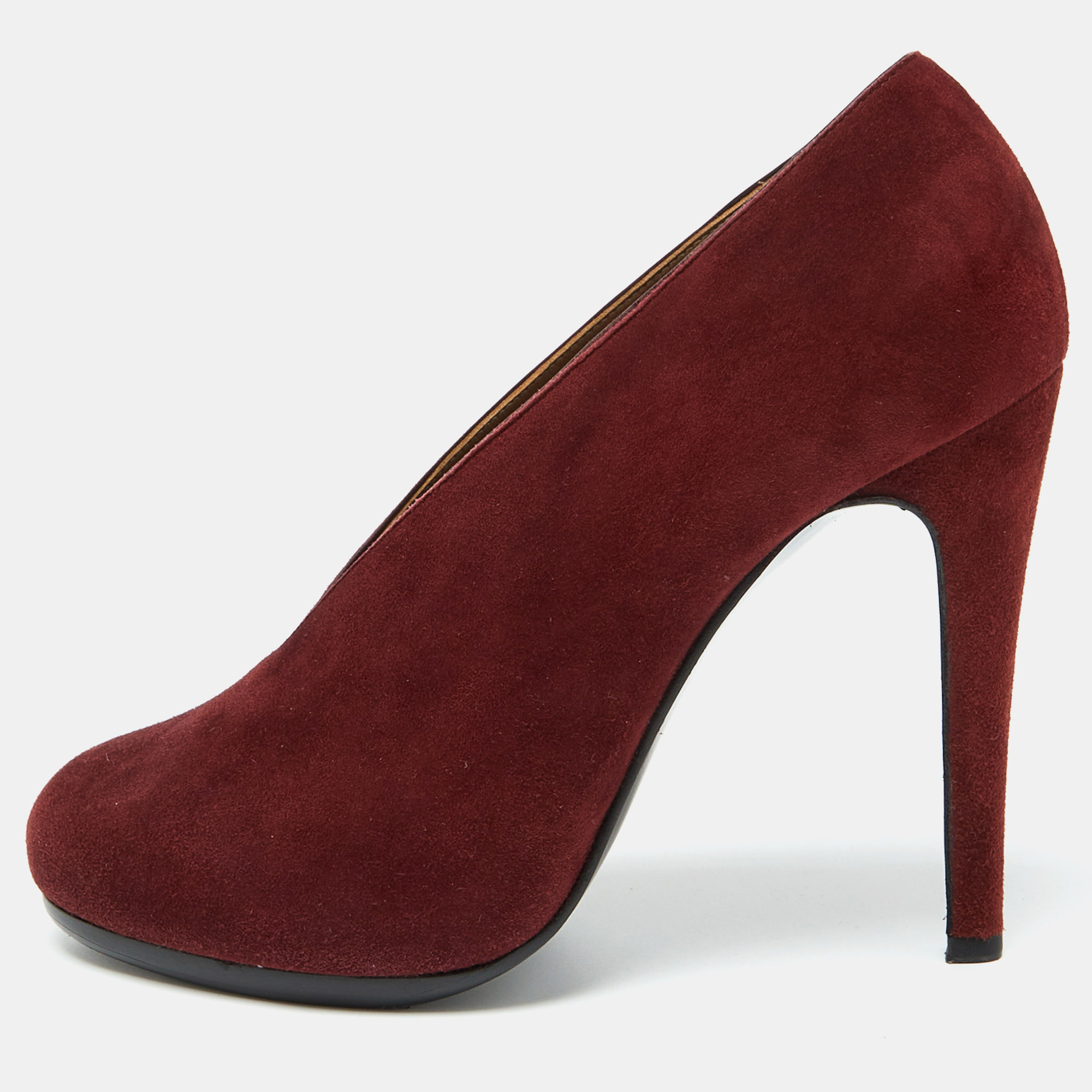 

Hermes Burgundy Suede Florida Pumps Size