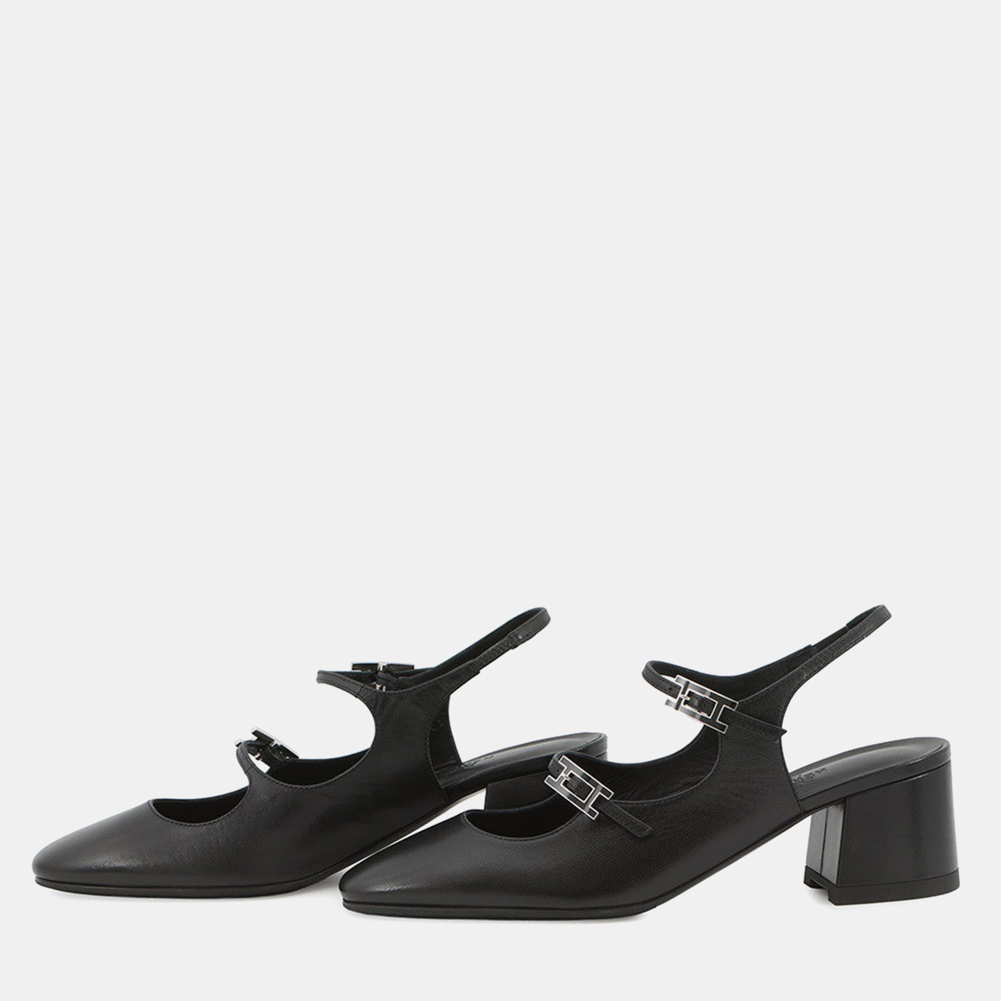 

Hermes Pumps Jackie 50 Black Leather Size 36H