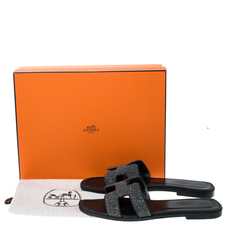 hermes crystal sandals