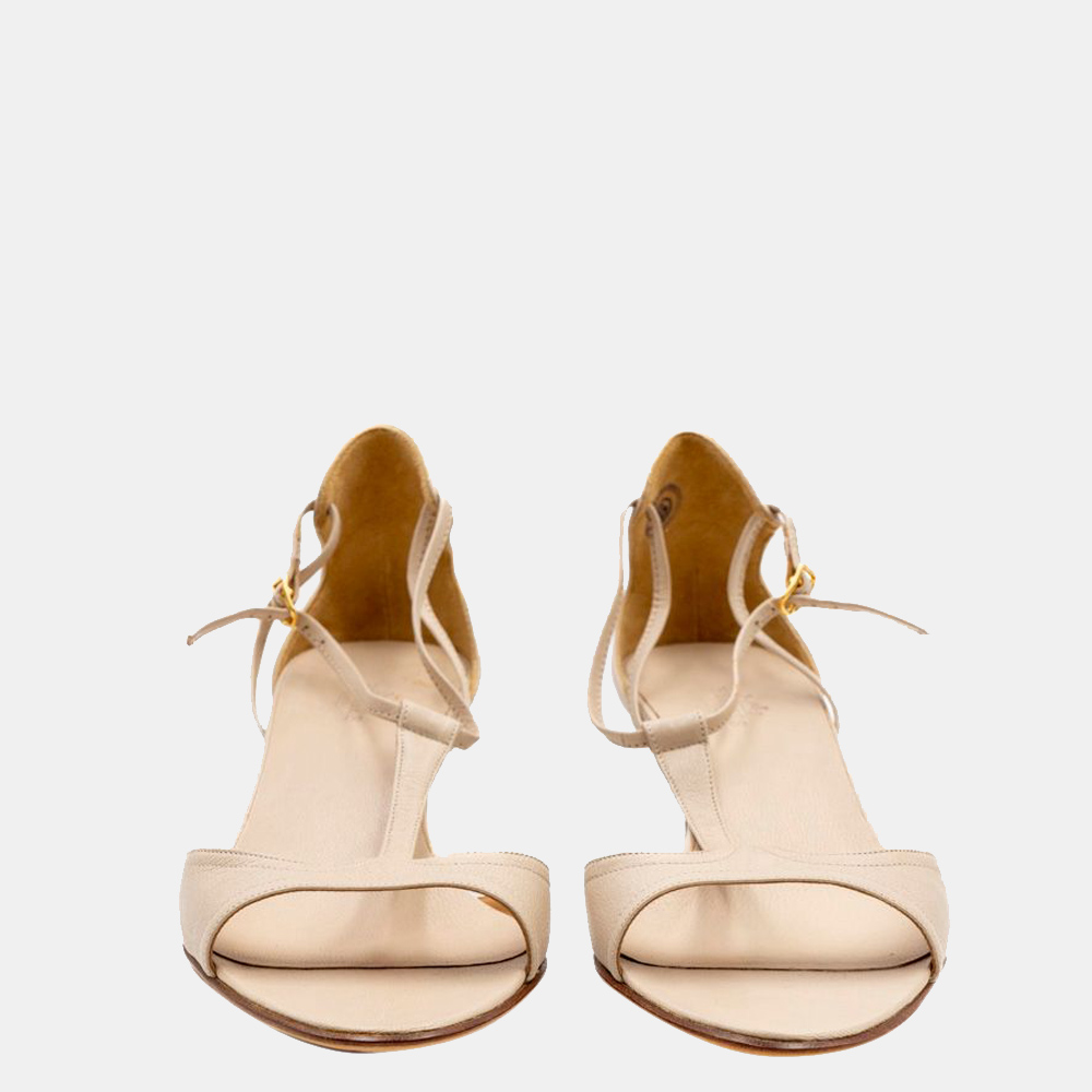 

Hermès Beige Leather Sandals Size EU