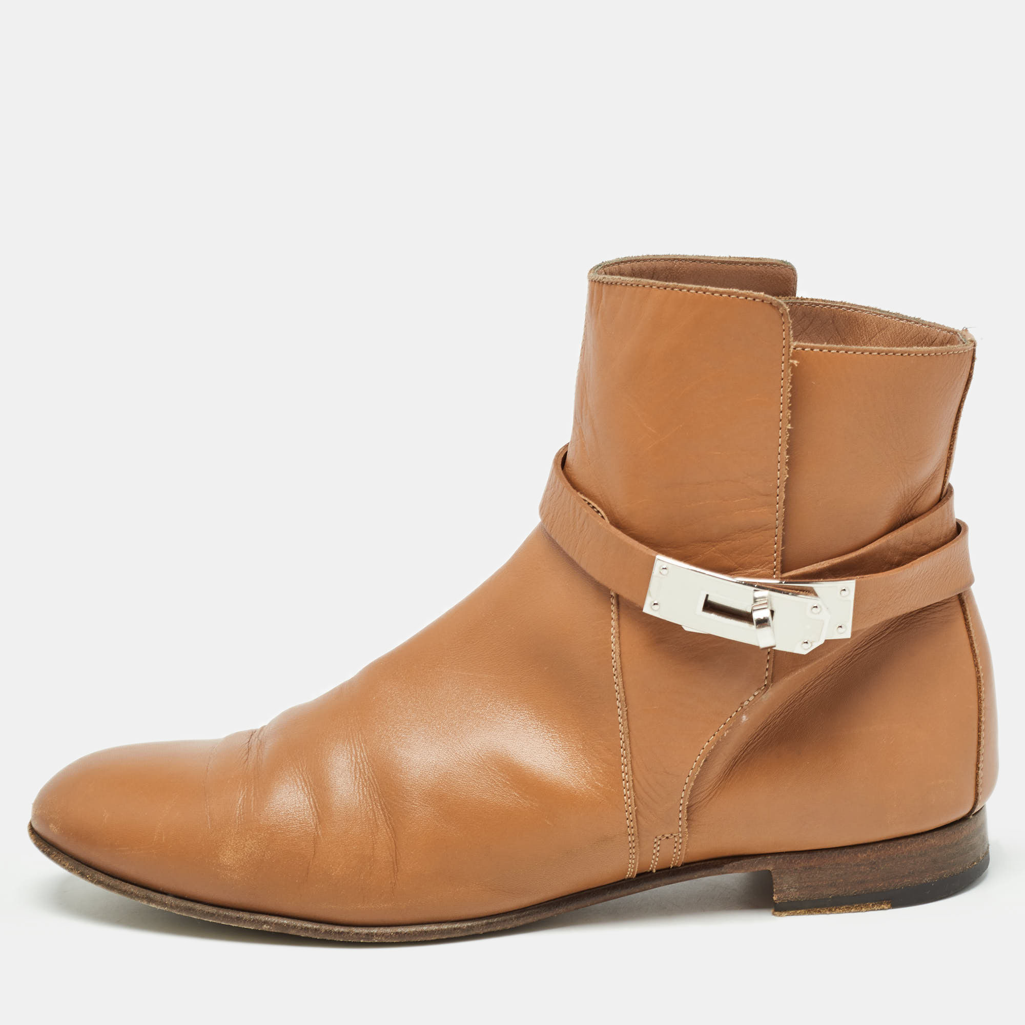 

Hermes Brown Leather Neo Ankle Boots Size