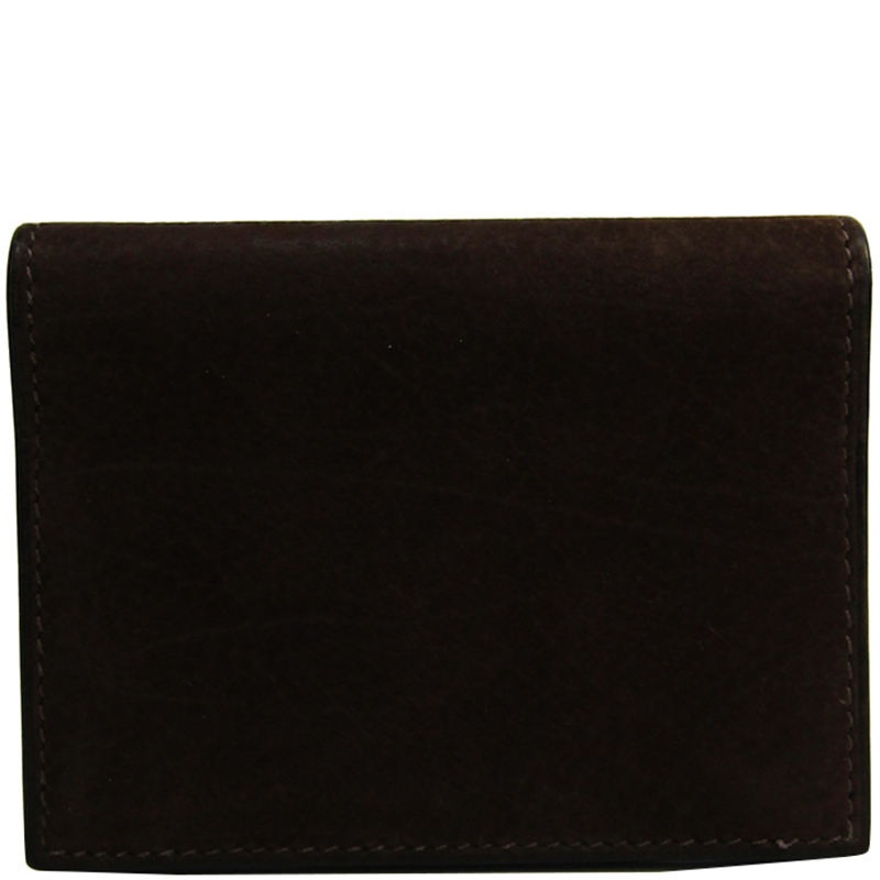 Pre Owned Hermes Dark Brown Nubuck Leather Agenda Cover