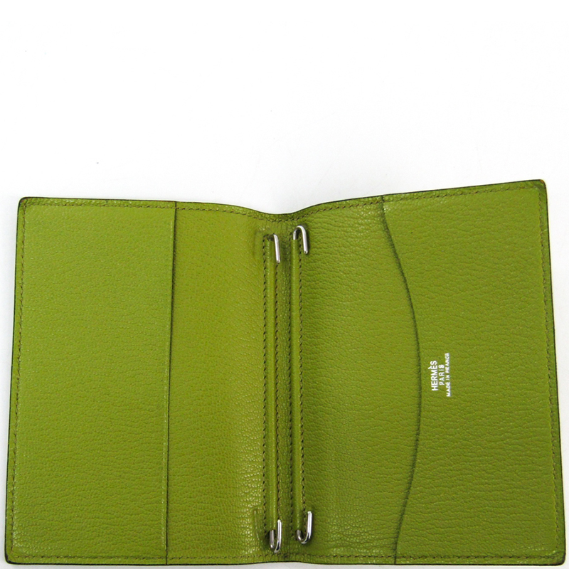 

Hermes Anis Green Leather Agenda Planner Cover