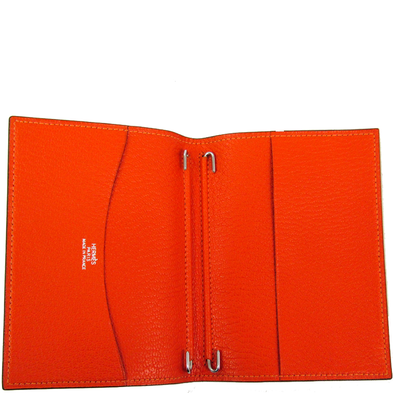 

Hermes Orange Leather Agenda Planner Cover