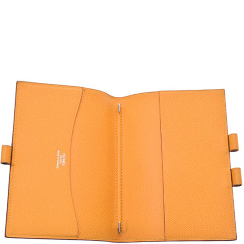 

Hermes Yellow Epsom Leather Agenda Planner Cover