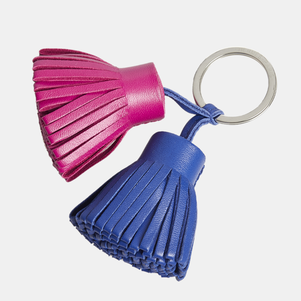 

Hermes Blue/Pink Carmen Uno Dos Key Ring