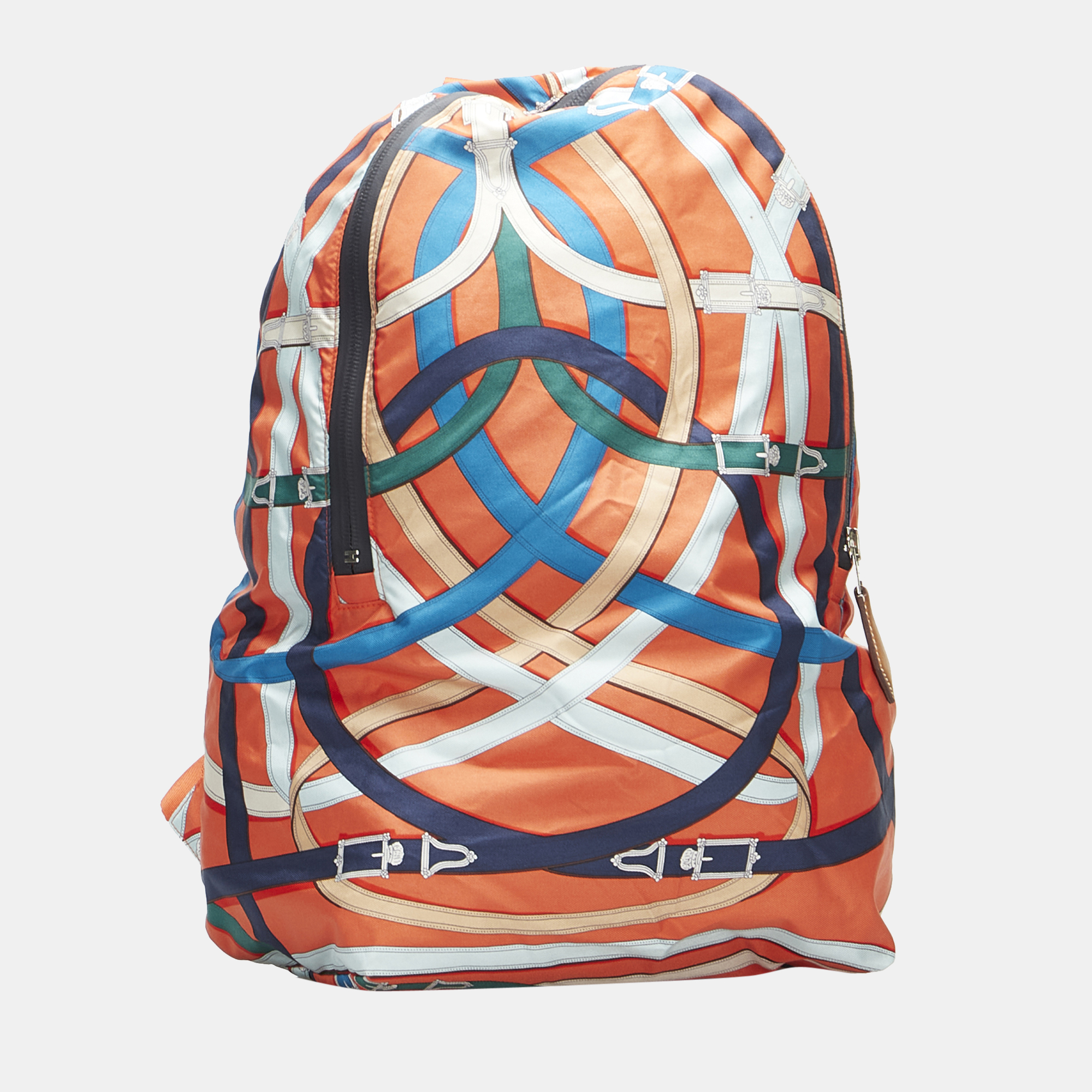 

Hermes Orange Airsilk Backpack