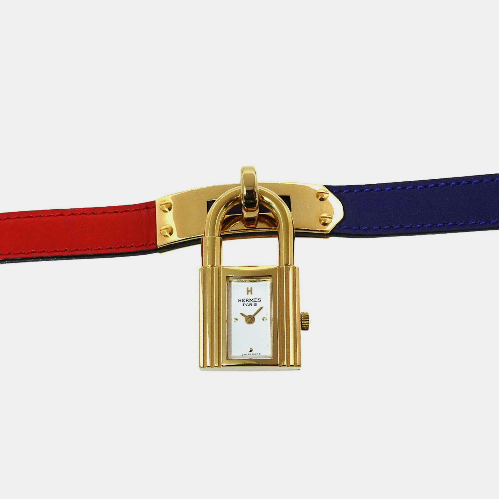 

Hermes White Stainless Steel Kelly Quartz Women's Wristwatch 20 mm